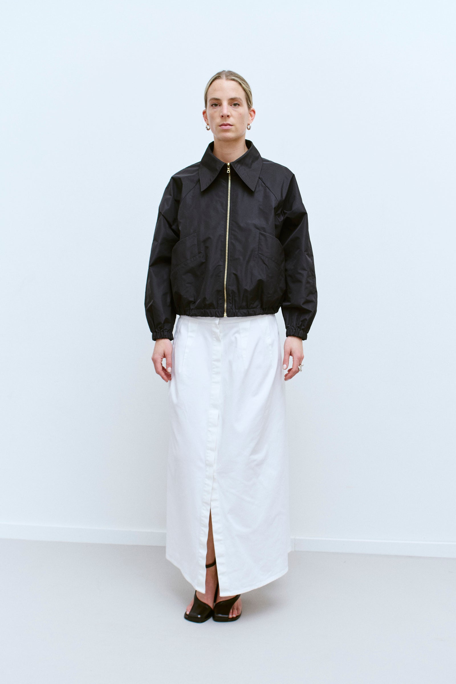 PATOU CROPPED BOMBER JACKET (S/M) - ENSO Vintage