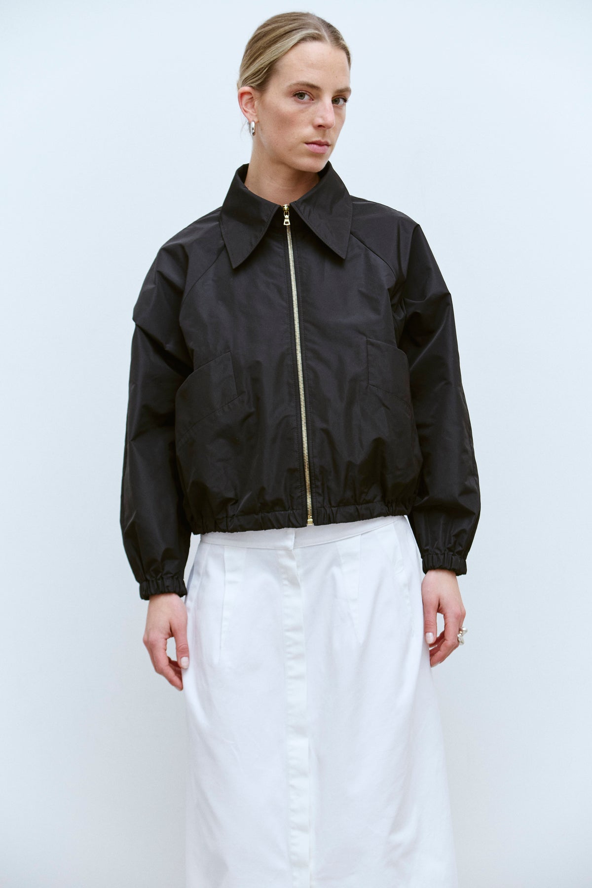 PATOU CROPPED BOMBER JACKET (S/M) - ENSO Vintage