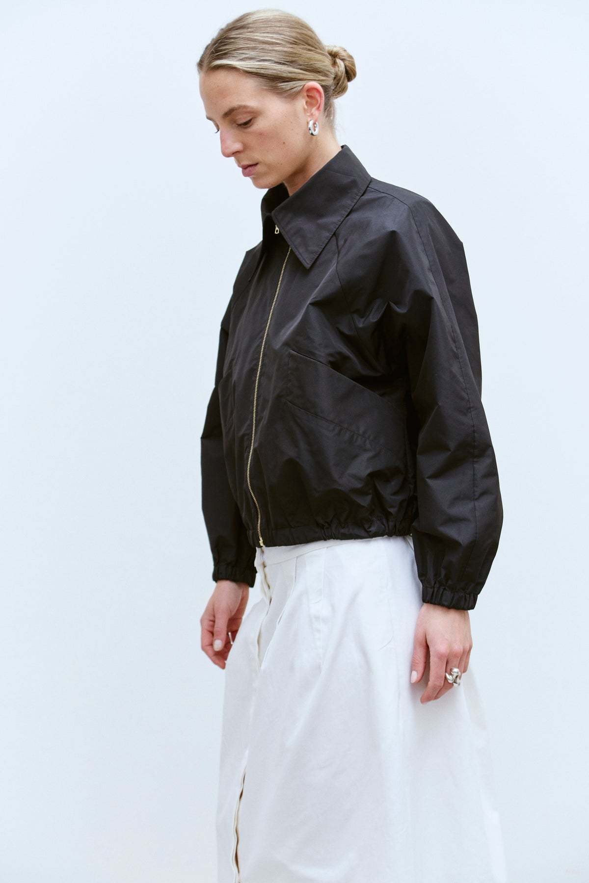 PATOU CROPPED BOMBER JACKET (S/M) - ENSO Vintage