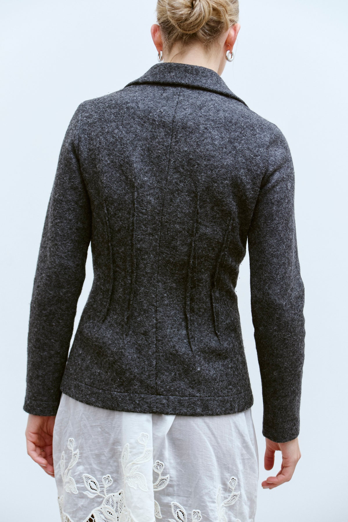 THE TAILORED WOOL CORSET JACKET (XS/S) - ENSO Vintage
