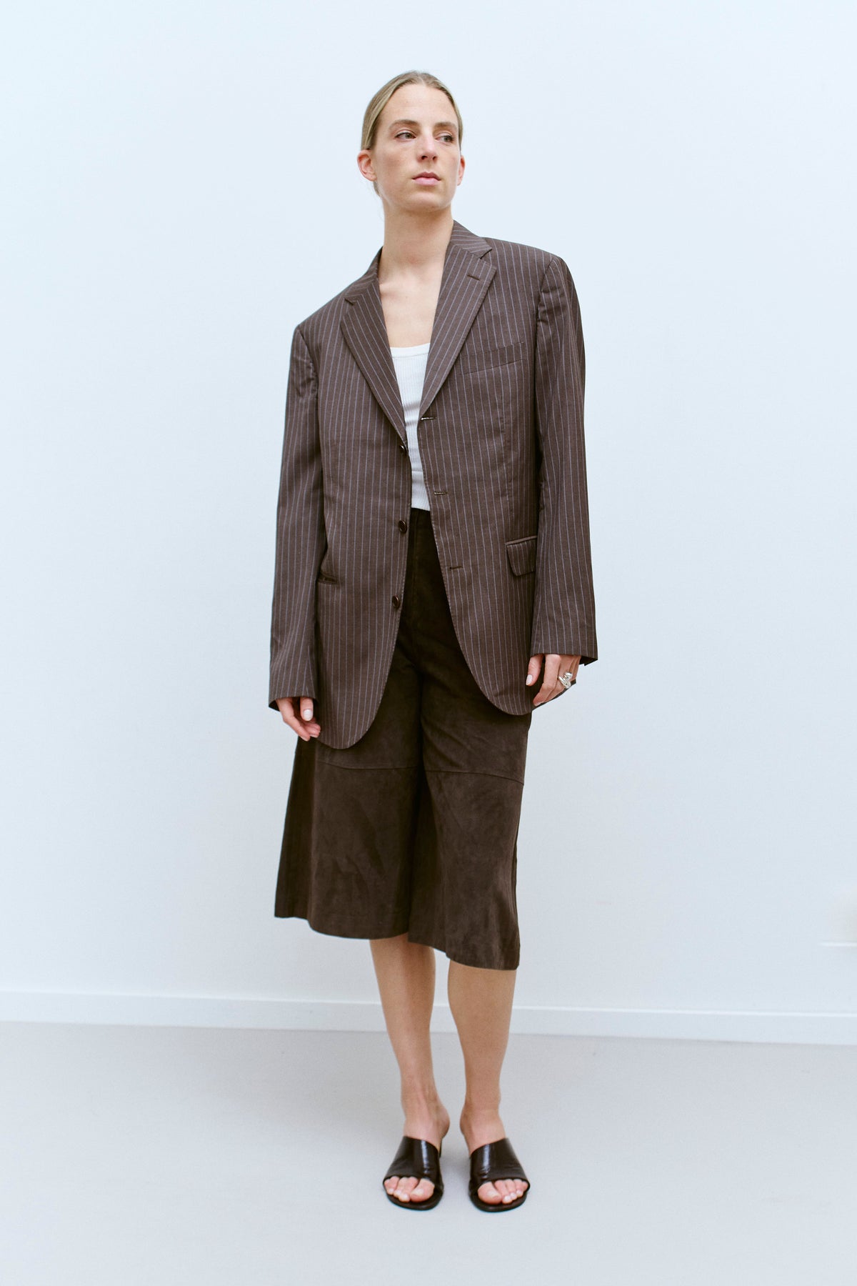 BOGGI MILANO PINSTRIPE BLAZER (S/M) - ENSO Vintage