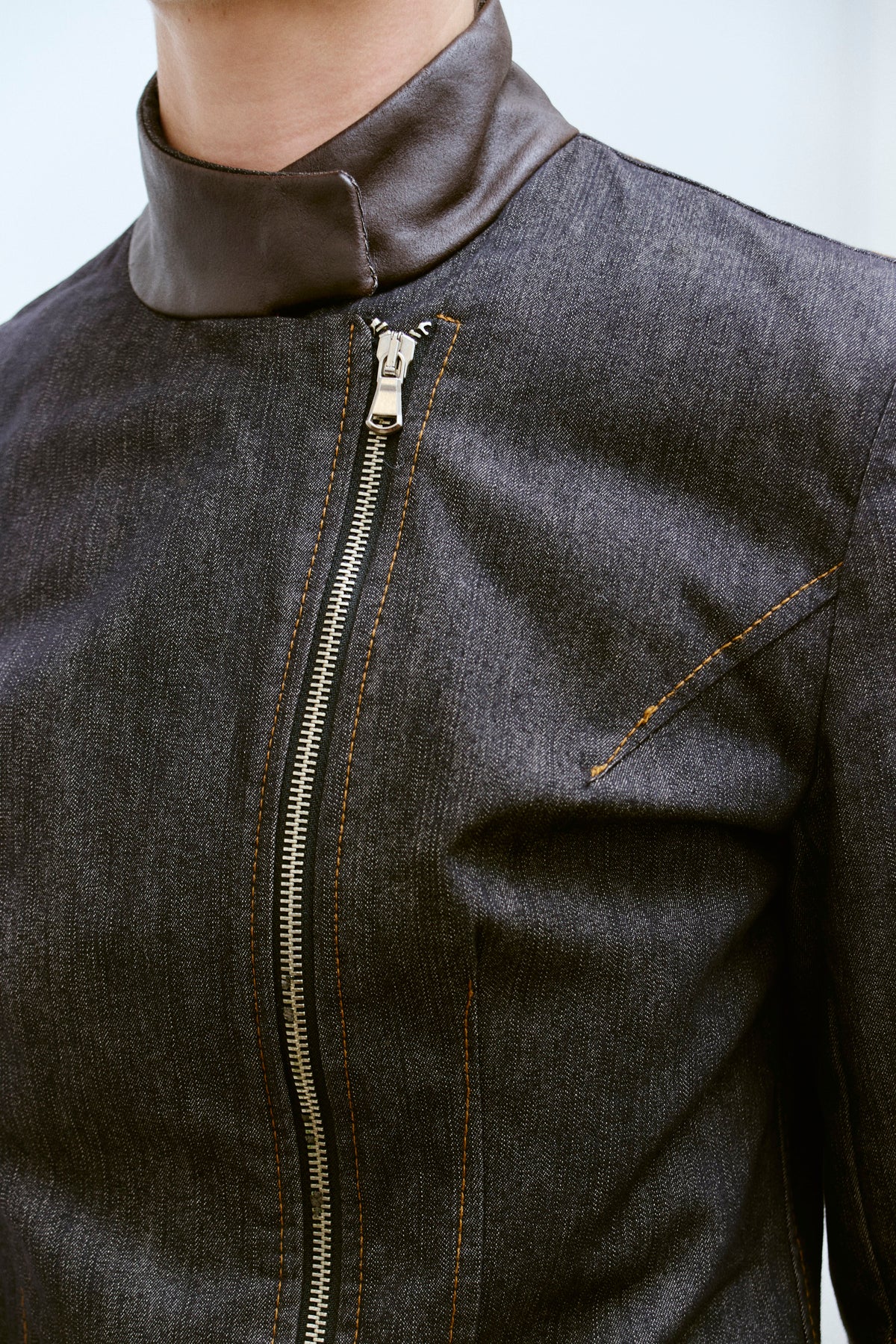 THE TRIM DENIM JACKET (S/M) - ENSO Vintage