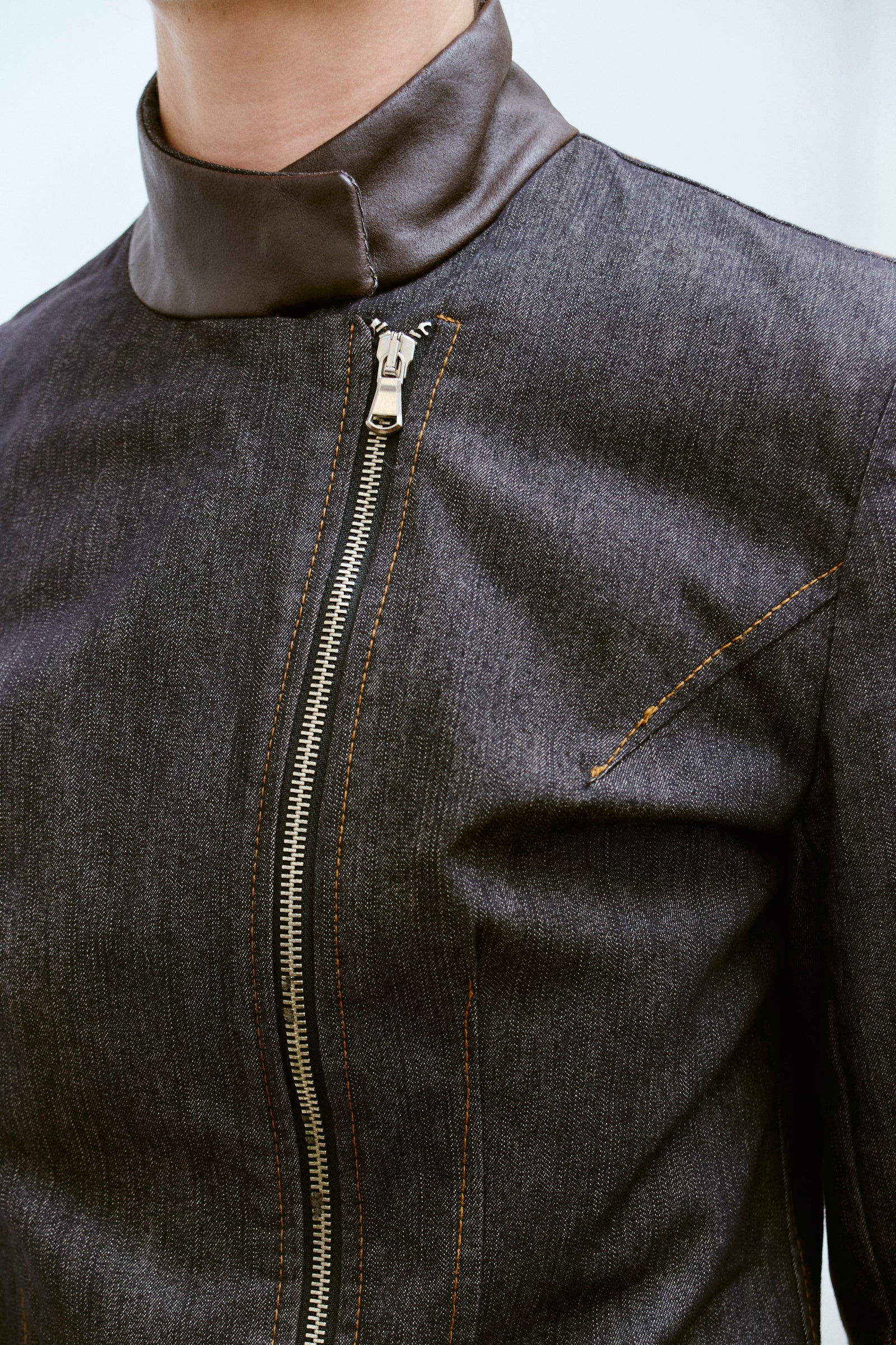 THE TRIM DENIM JACKET (S/M) - ENSO Vintage