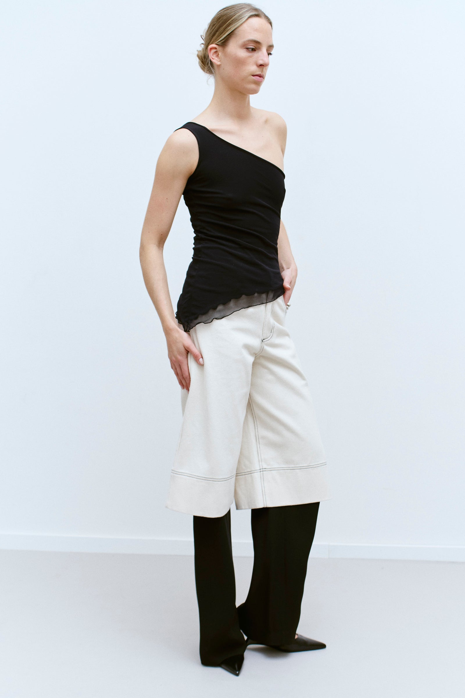THE ONE-SHOULDER RING TOP (XS/S) - ENSO Vintage