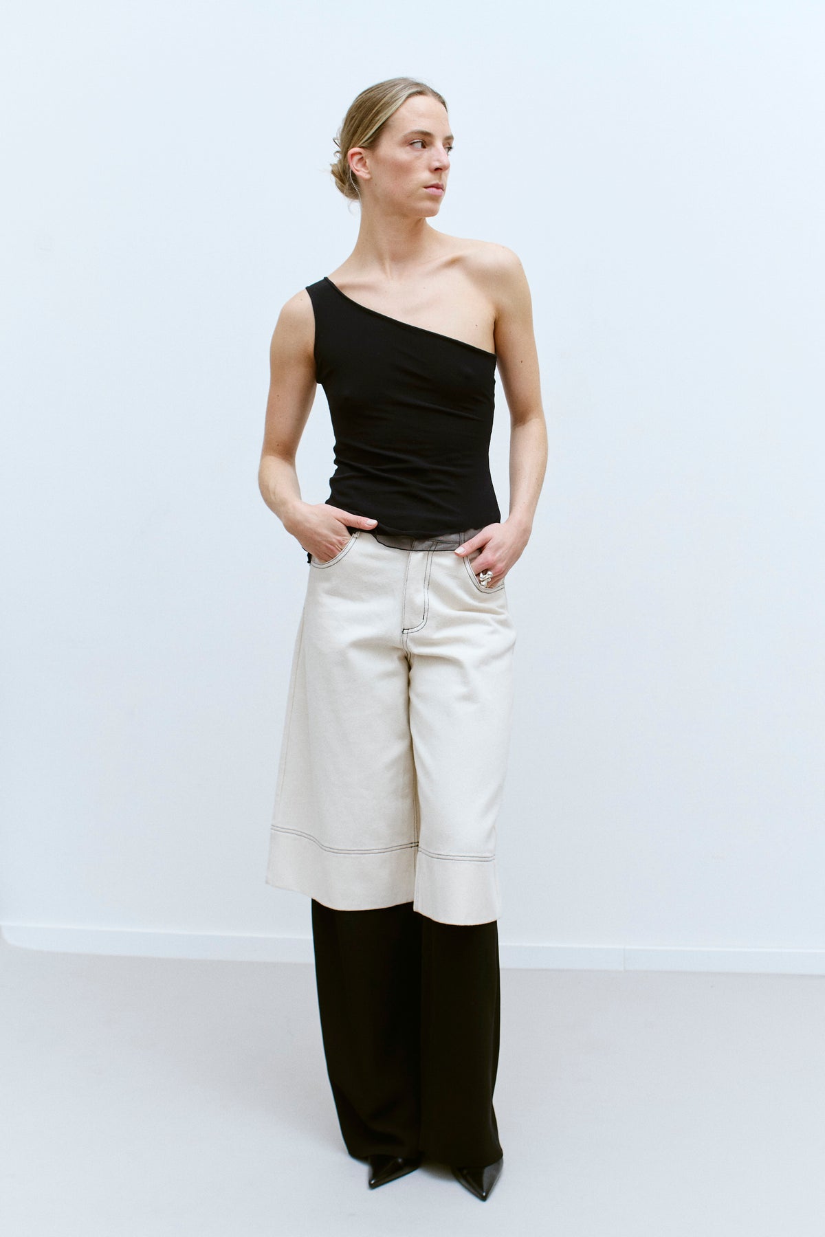 THE ONE-SHOULDER RING TOP (XS/S) - ENSO Vintage