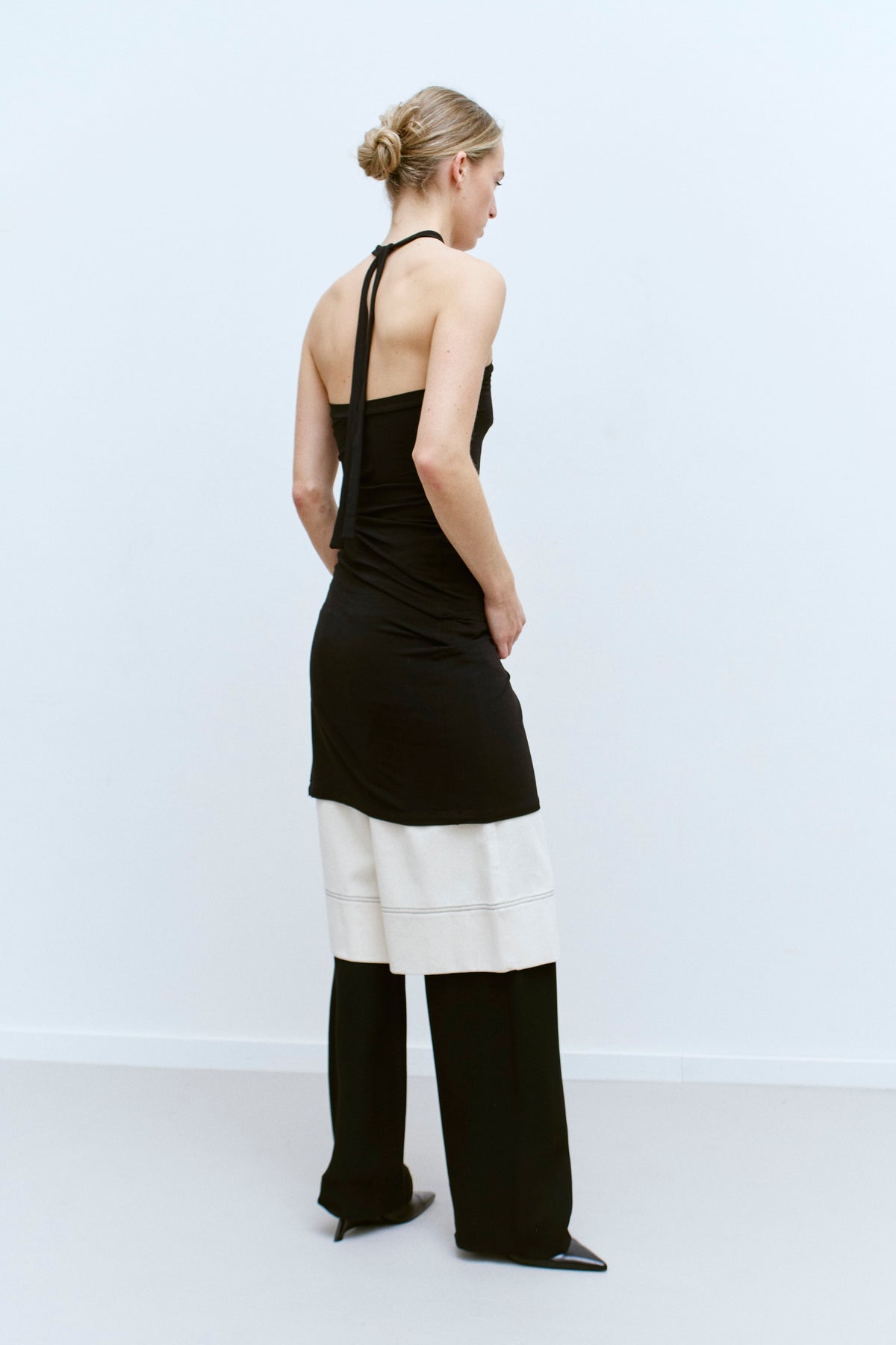 THE HALTER NECK RUCHED TOP (XS/S) - ENSO Vintage
