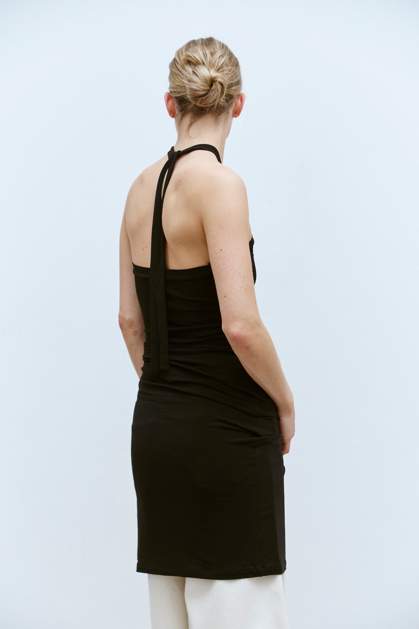 THE HALTER NECK RUCHED TOP (XS/S) - ENSO Vintage