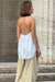 UPCYCLED SMOCK TOP WHITE (ONE)