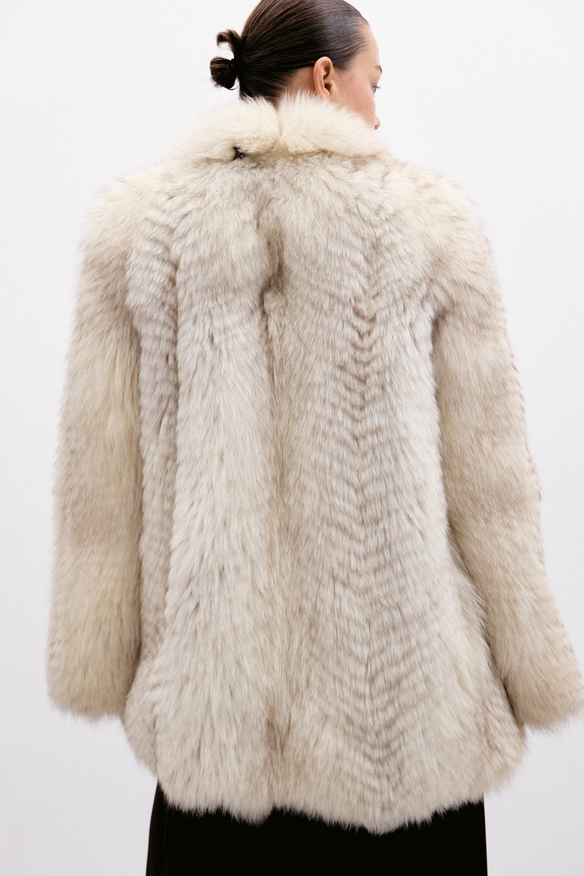 THE IVORY FUR JACKET (S/M) - ENSO Vintage