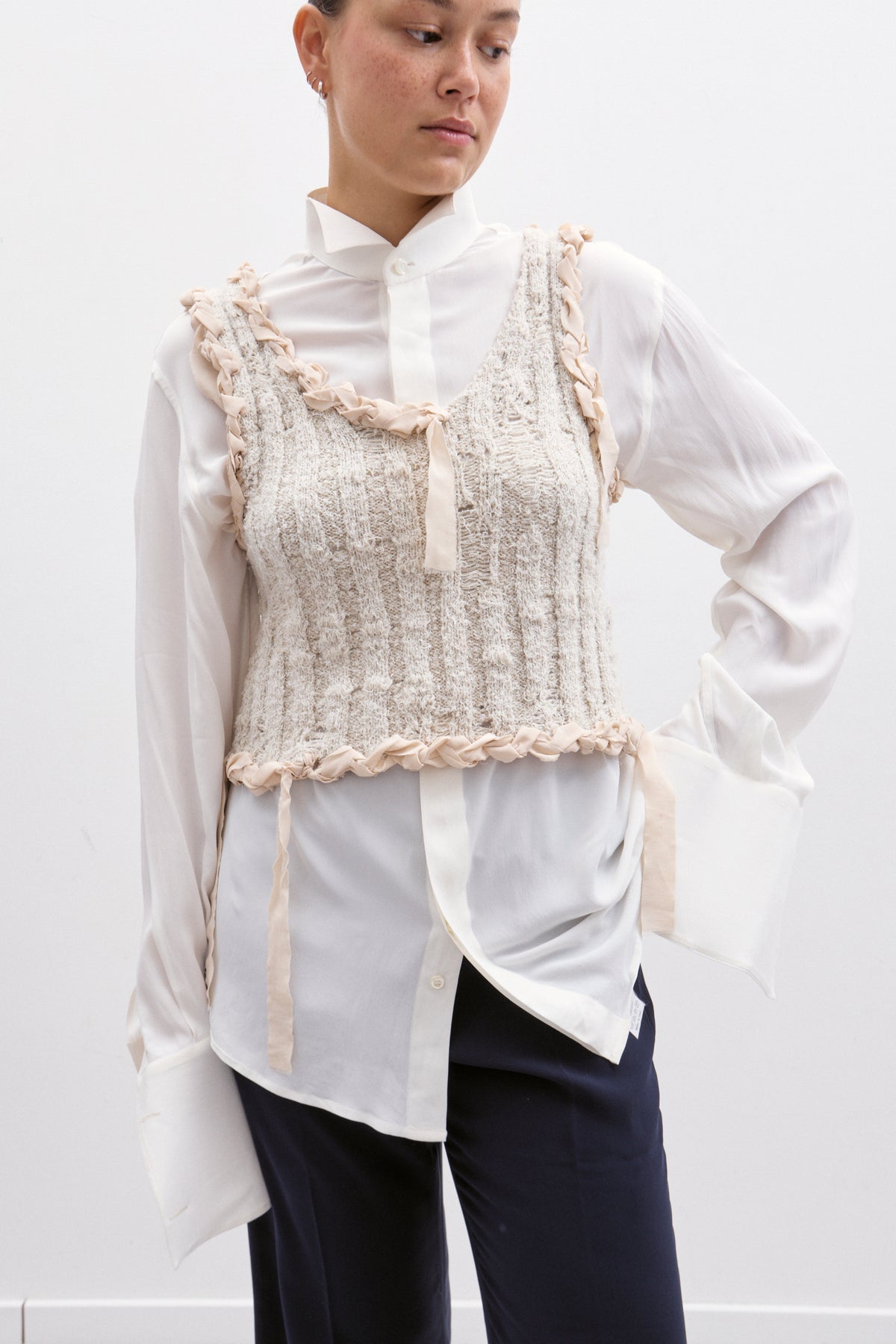 ACNE STUDIOS RIBBON TOP (XS/S) - ENSO Vintage