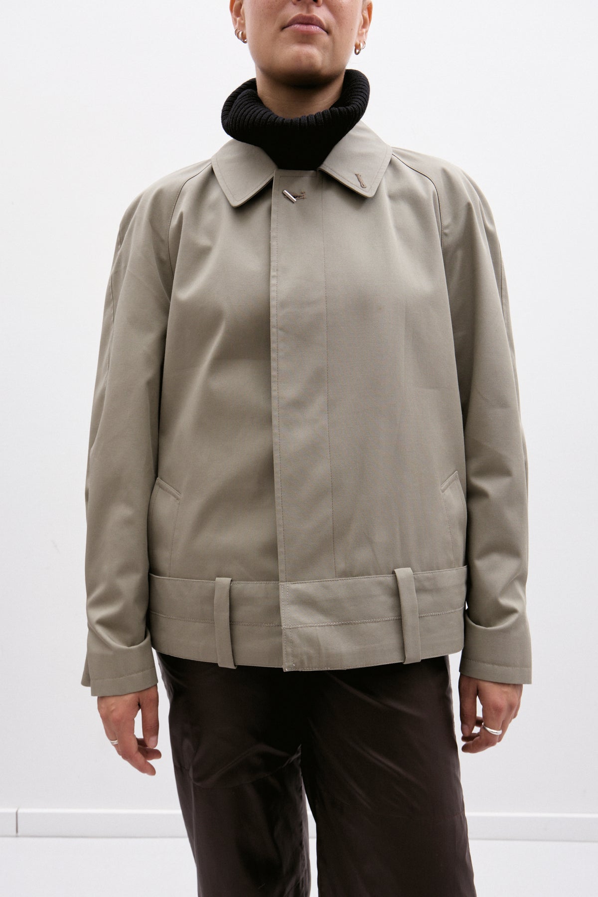 UPCYCLED BOMBER (M/L) - TAUPE