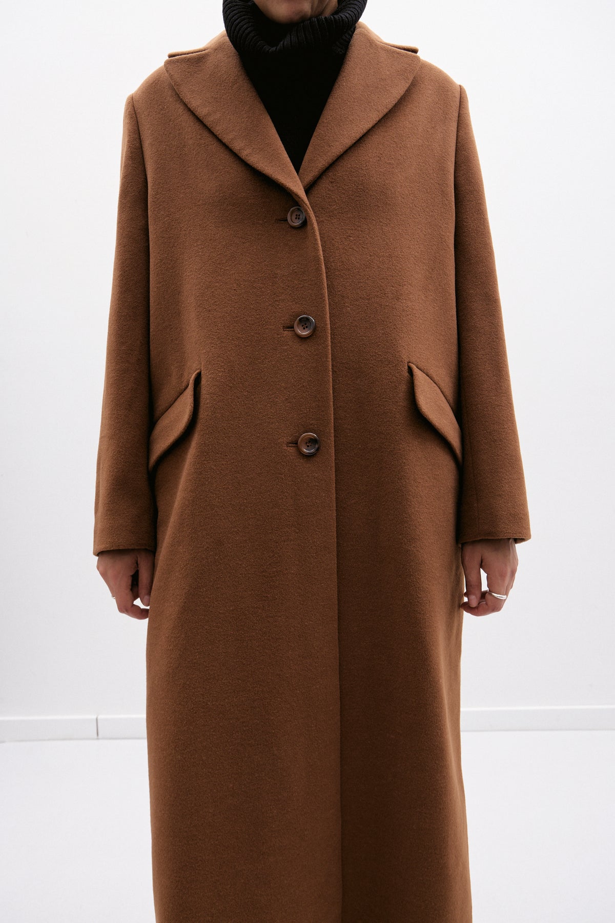 THE BROWN LONG COAT (M/L) - ENSO Vintage