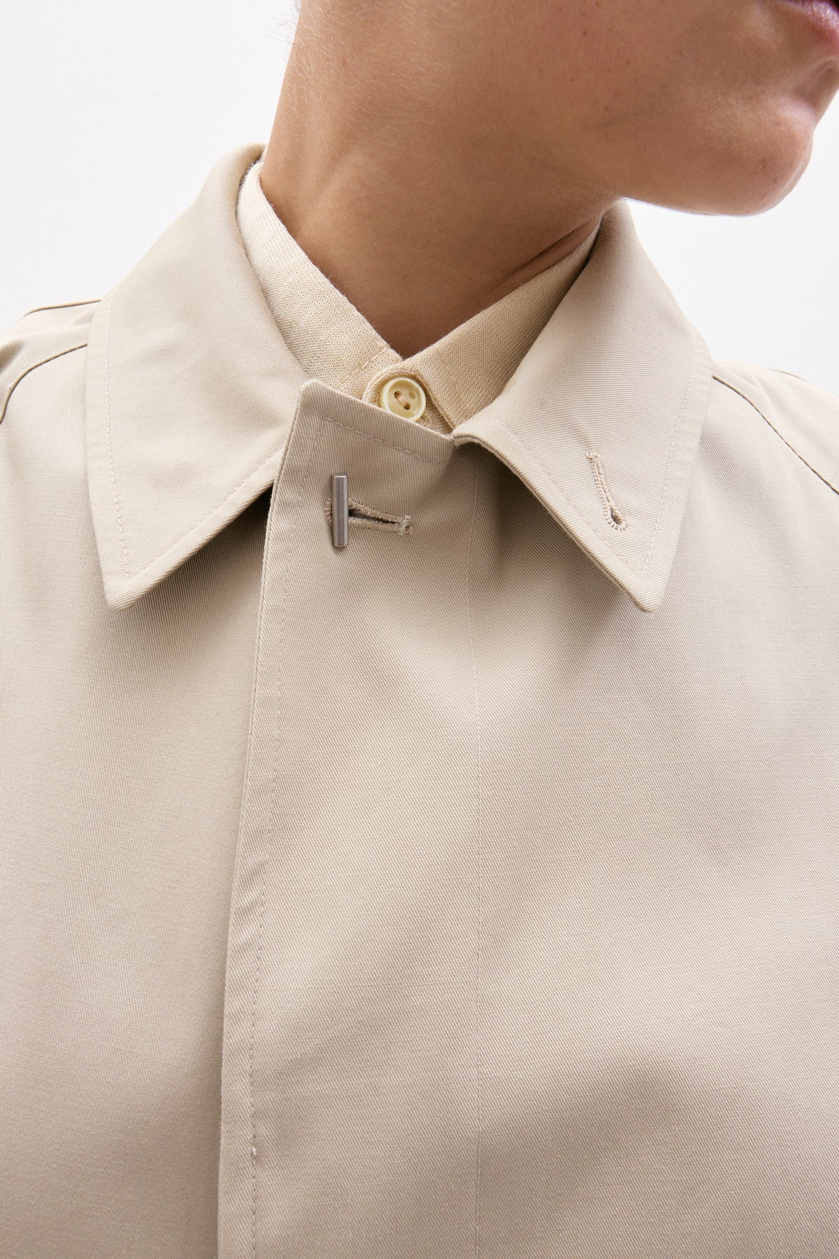 UPCYCLED BOMBER (S/M) - BEIGE