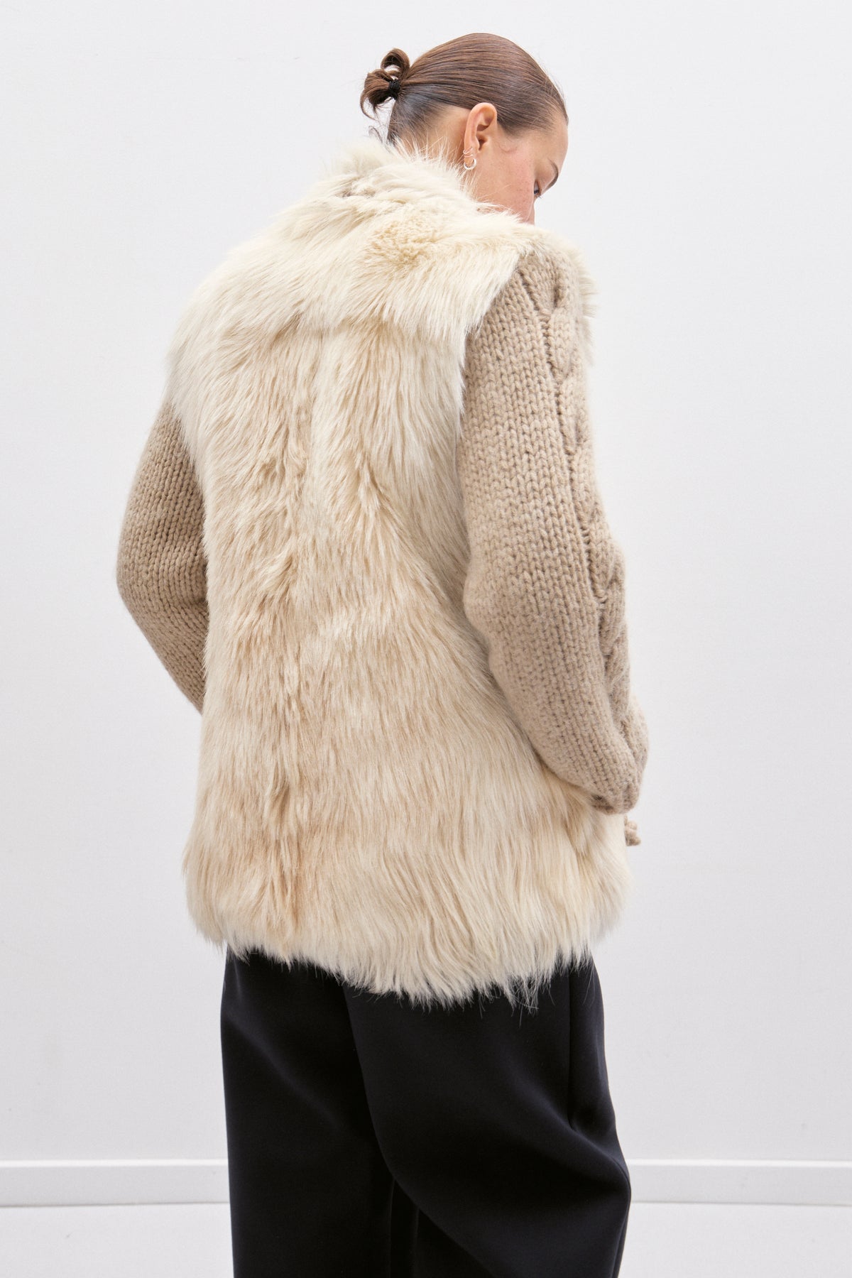 THE CREAM FUR KNIT (S/M) - ENSO Vintage