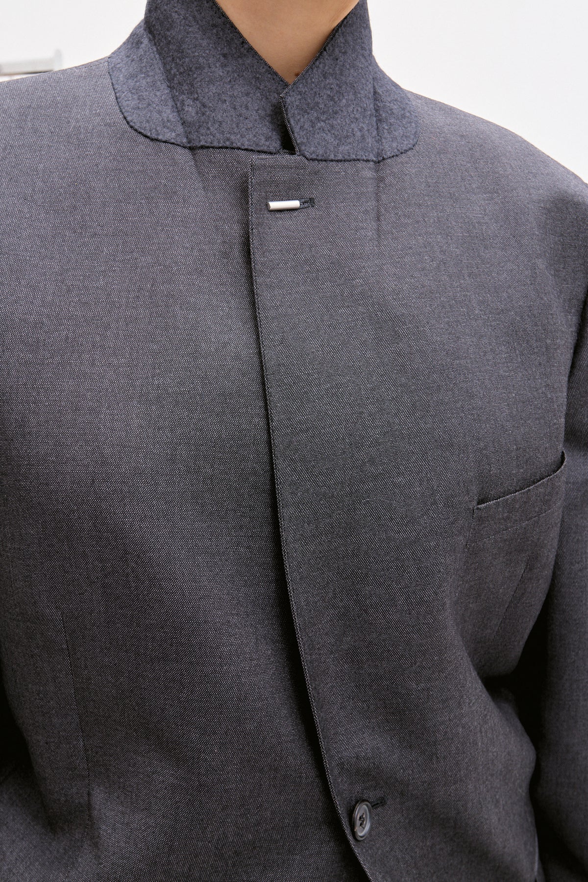 UPCYCLED BOMBER - CHARCOAL (M/L) - ENSO Vintage