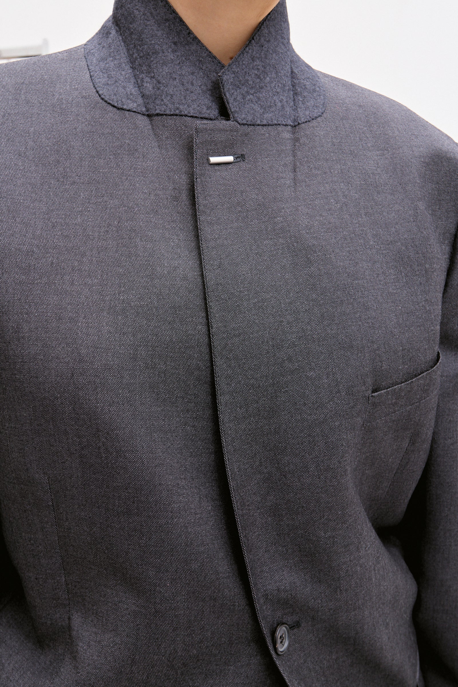 UPCYCLED BOMBER - CHARCOAL (M/L) - ENSO Vintage