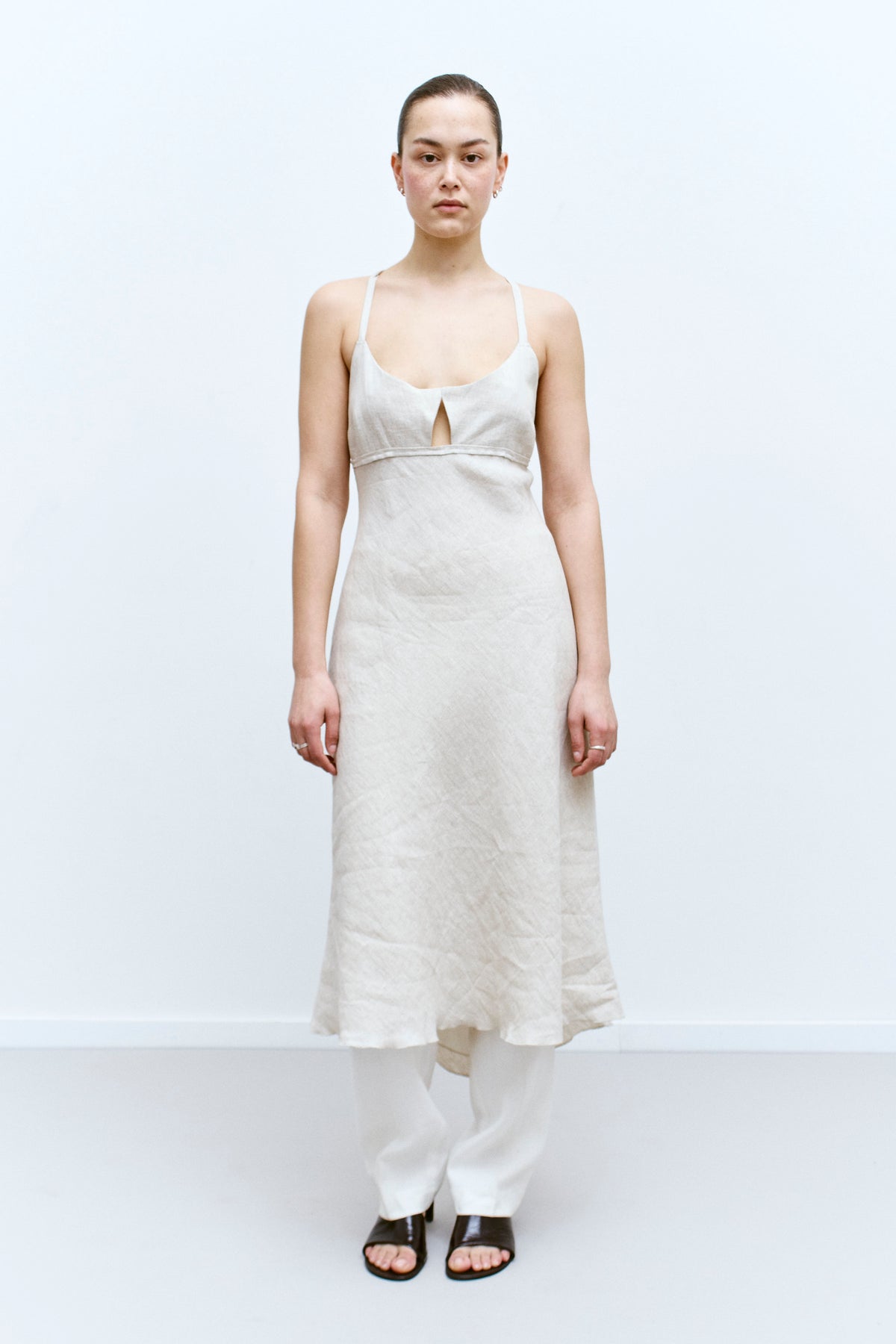 THE LINEN DRESS (S/M) - ENSO Vintage