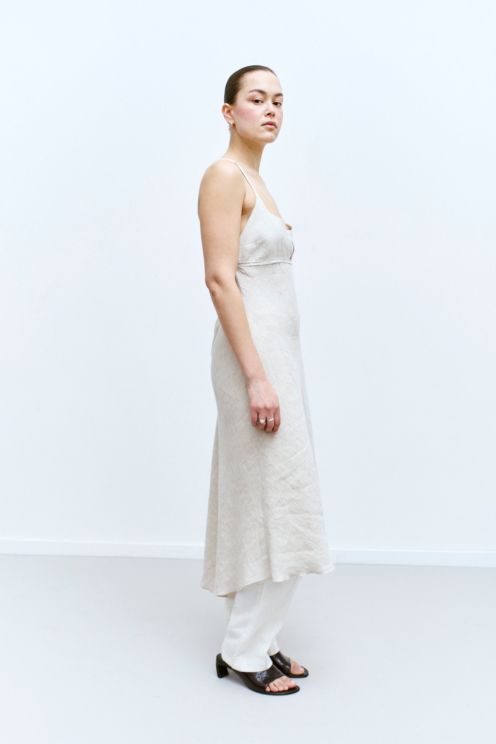 THE LINEN DRESS (S/M) - ENSO Vintage