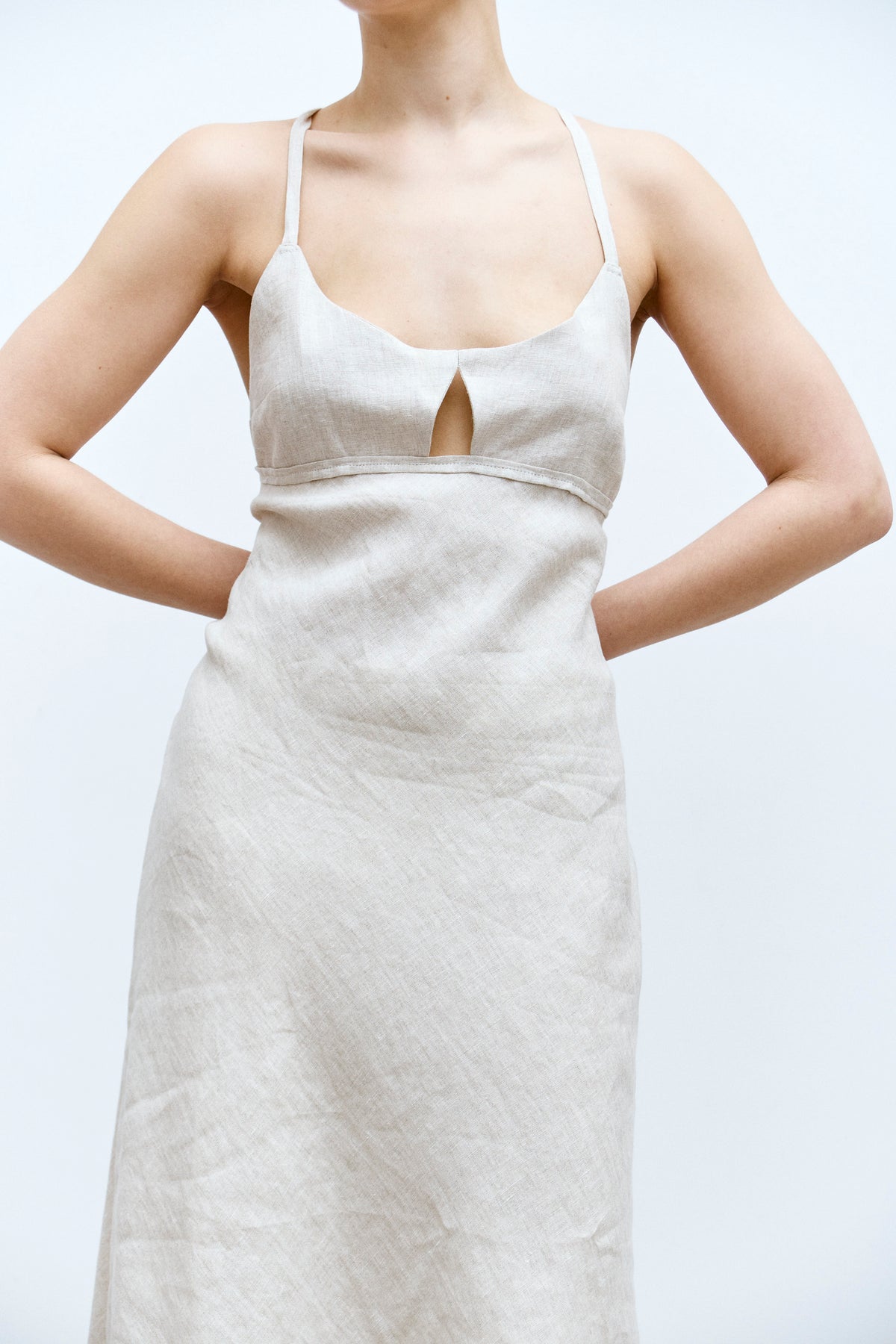 THE LINEN DRESS (S/M) - ENSO Vintage