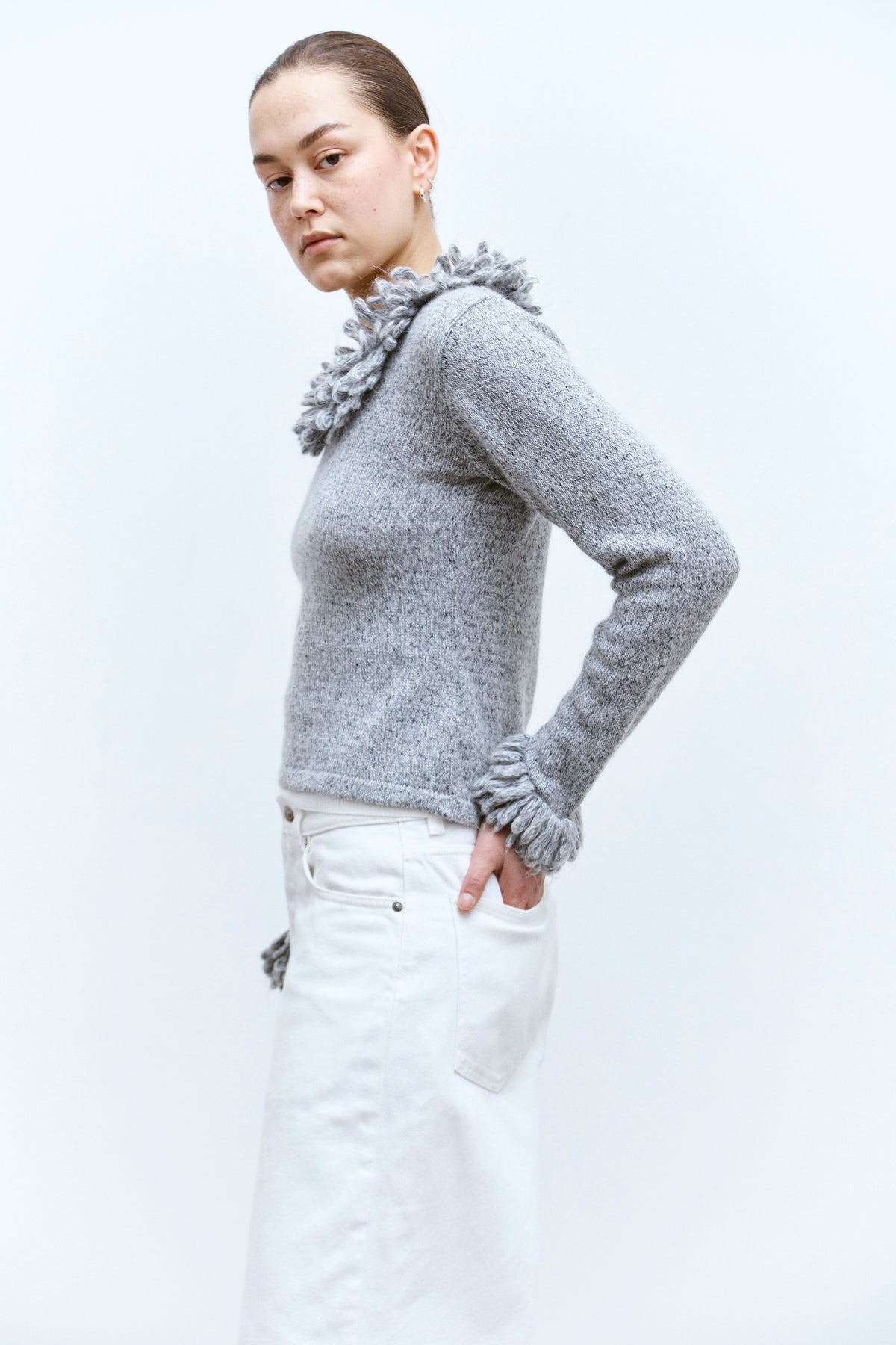THE LOOPED COLLAR KNIT (S/M) - ENSO Vintage