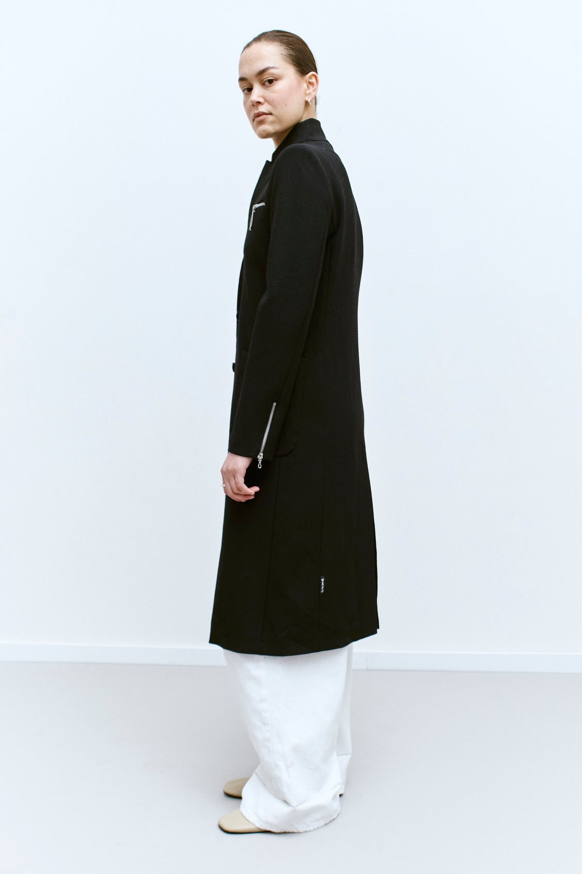 ARMANI JEANS COAT (XS/S) - ENSO Vintage