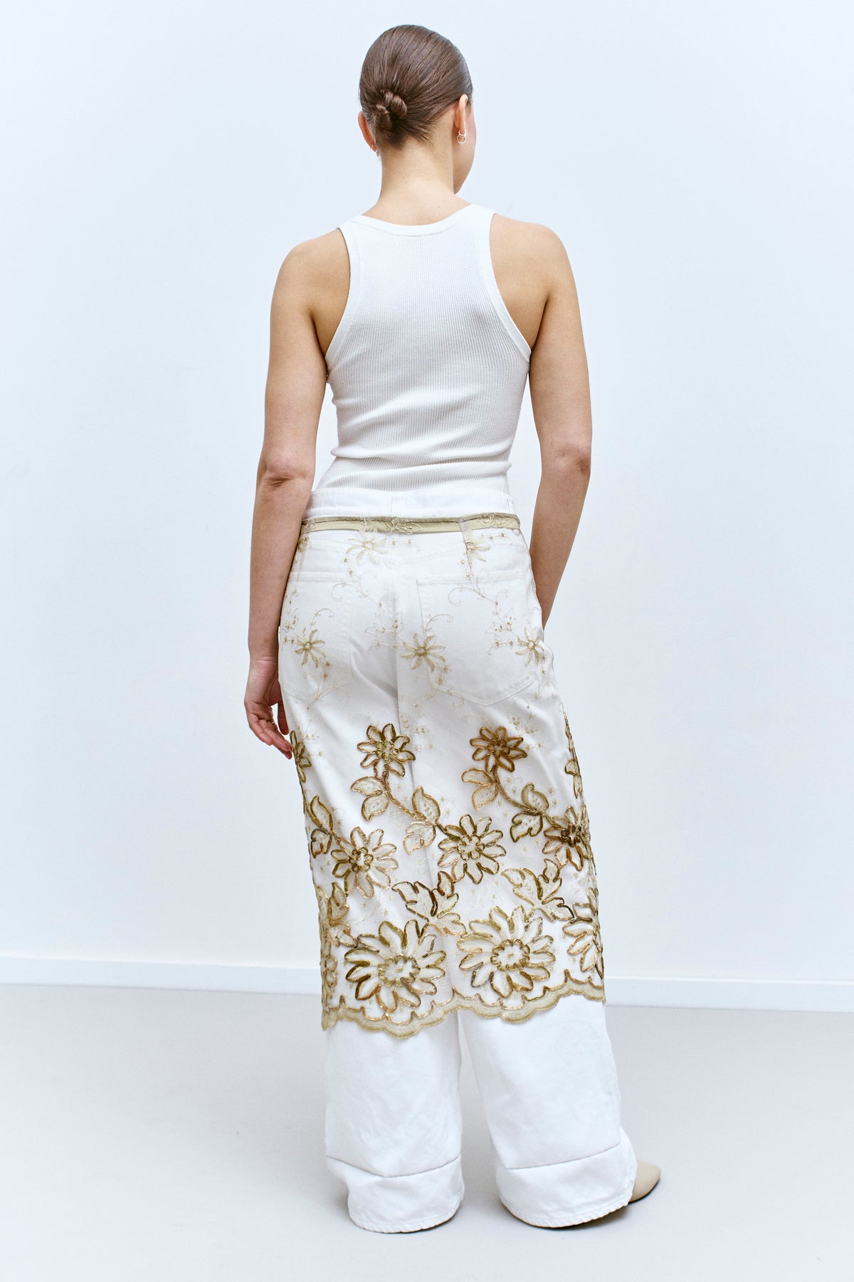 THE EMBROIDERED MIDI SKIRT (36/38) - ENSO Vintage