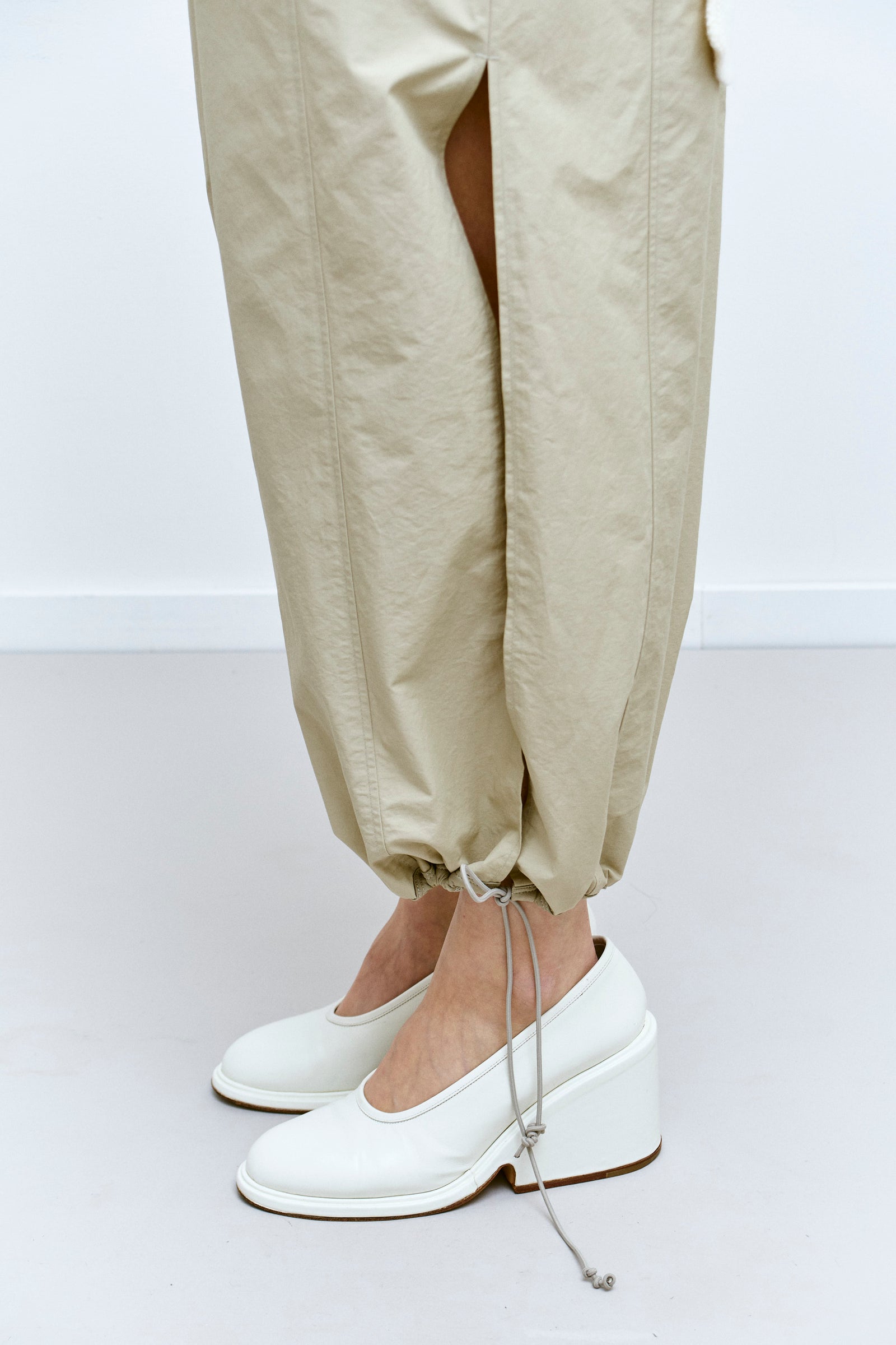 DRIES VAN NOTEN WHITE HEELS (40) - ENSO Vintage