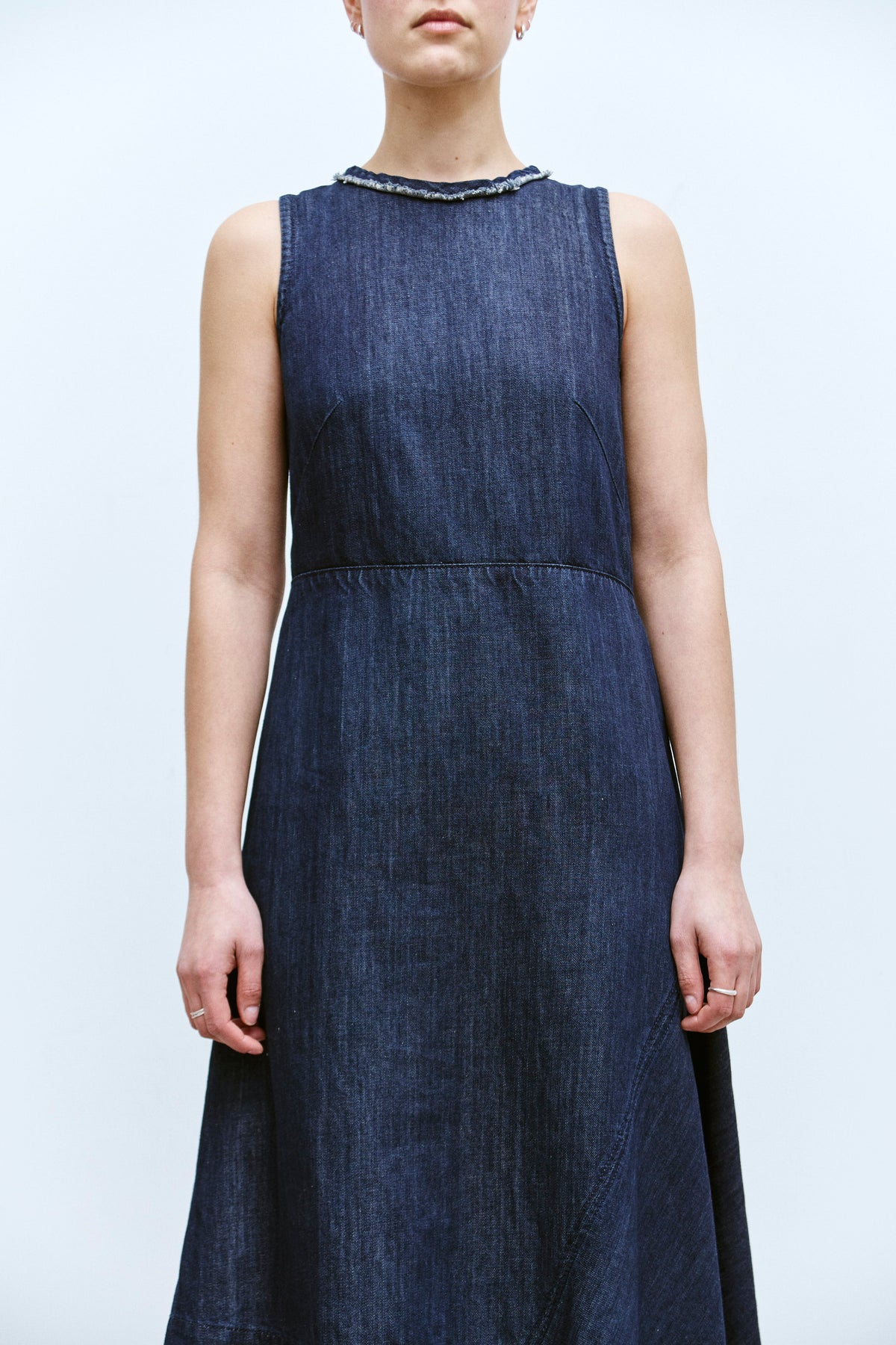 MARNI ASYMMETRIC DENIM DRESS (S/M) - ENSO Vintage MARNI ASYMMETRIC DENIM DRESS (S/M) - ENSO Vintage