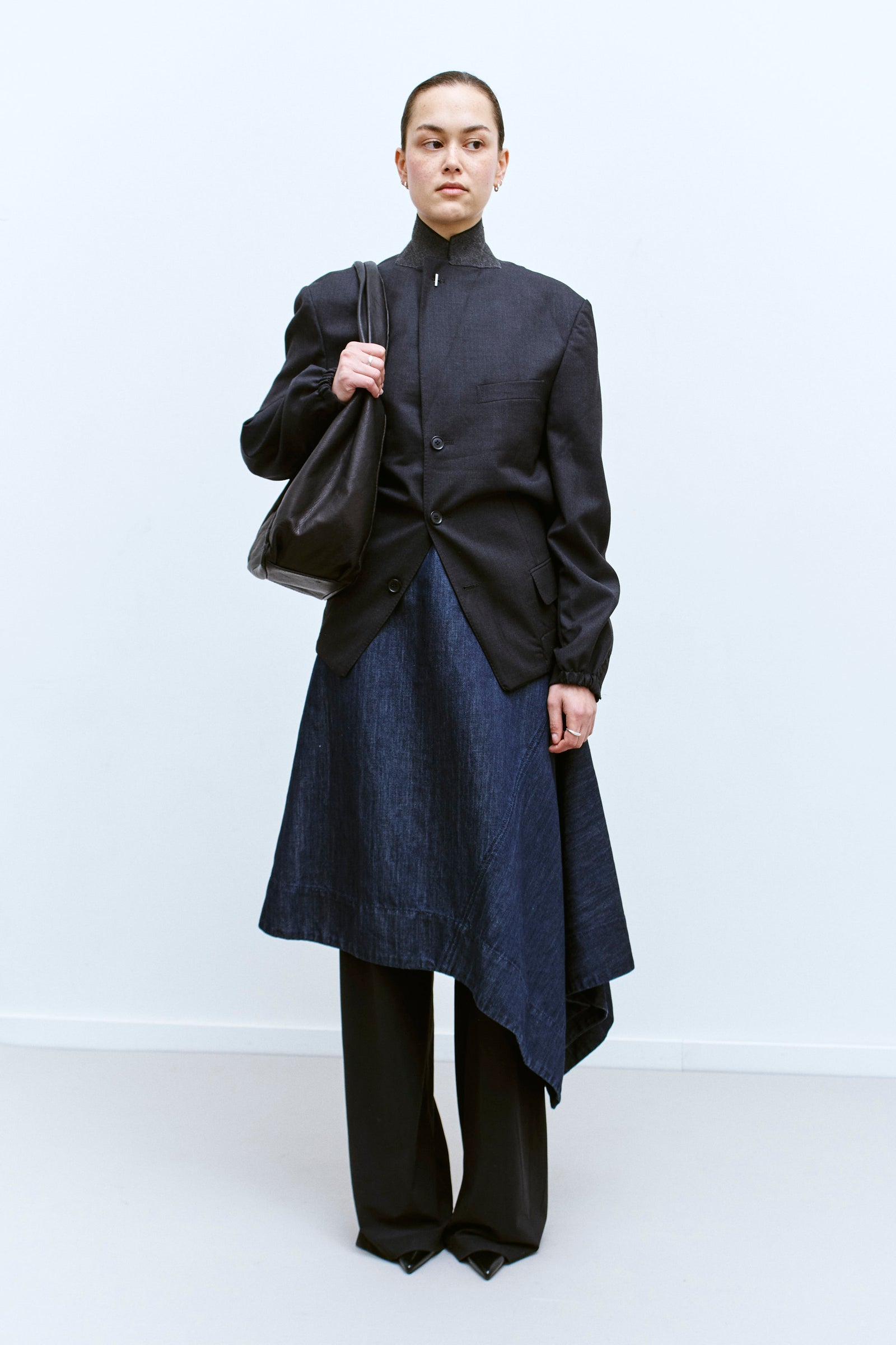 UPCYCLED BOMBER - WOOL (S/M) - ENSO Vintage