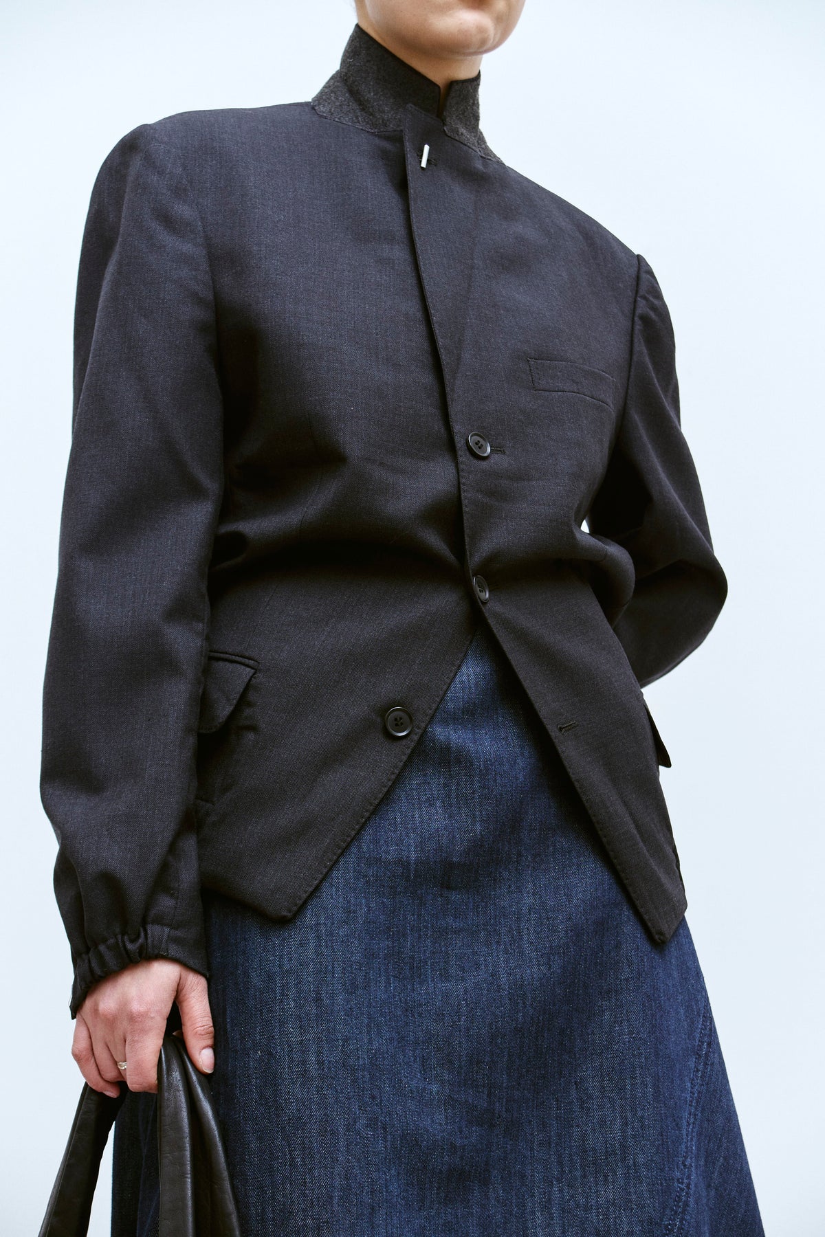 UPCYCLED BOMBER - WOOL (S/M) - ENSO Vintage