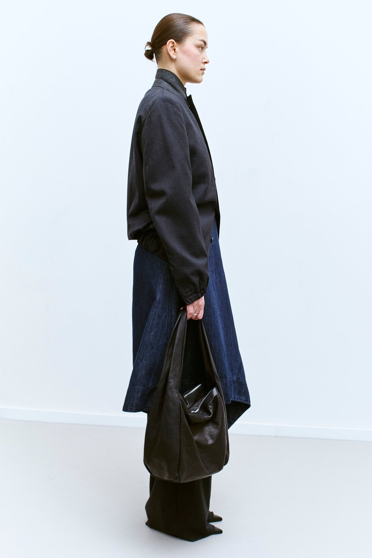 UPCYCLED BOMBER - WOOL (S/M) - ENSO Vintage