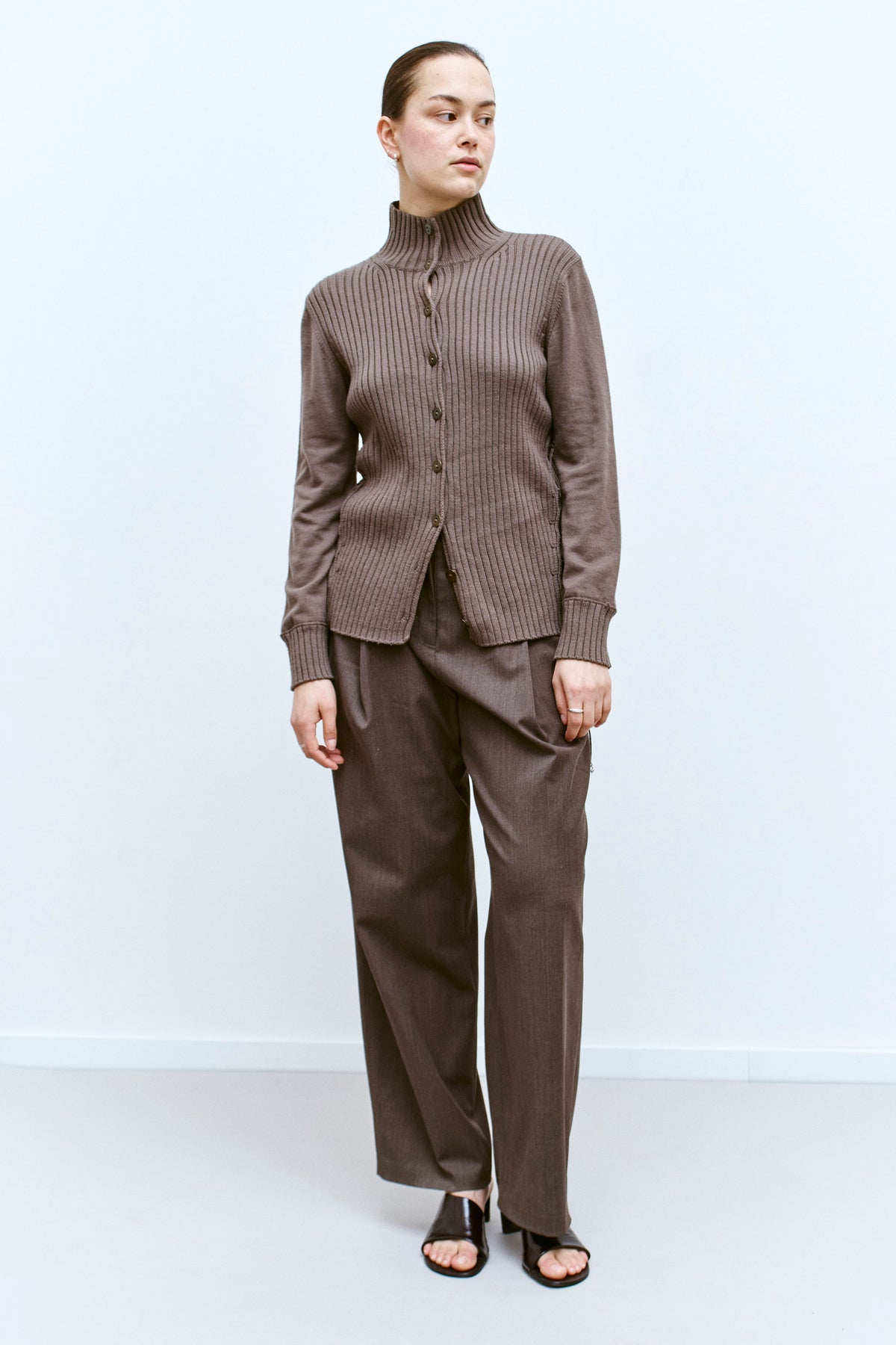 THE LACED MERINO RIB KNIT (S/M) - ENSO Vintage