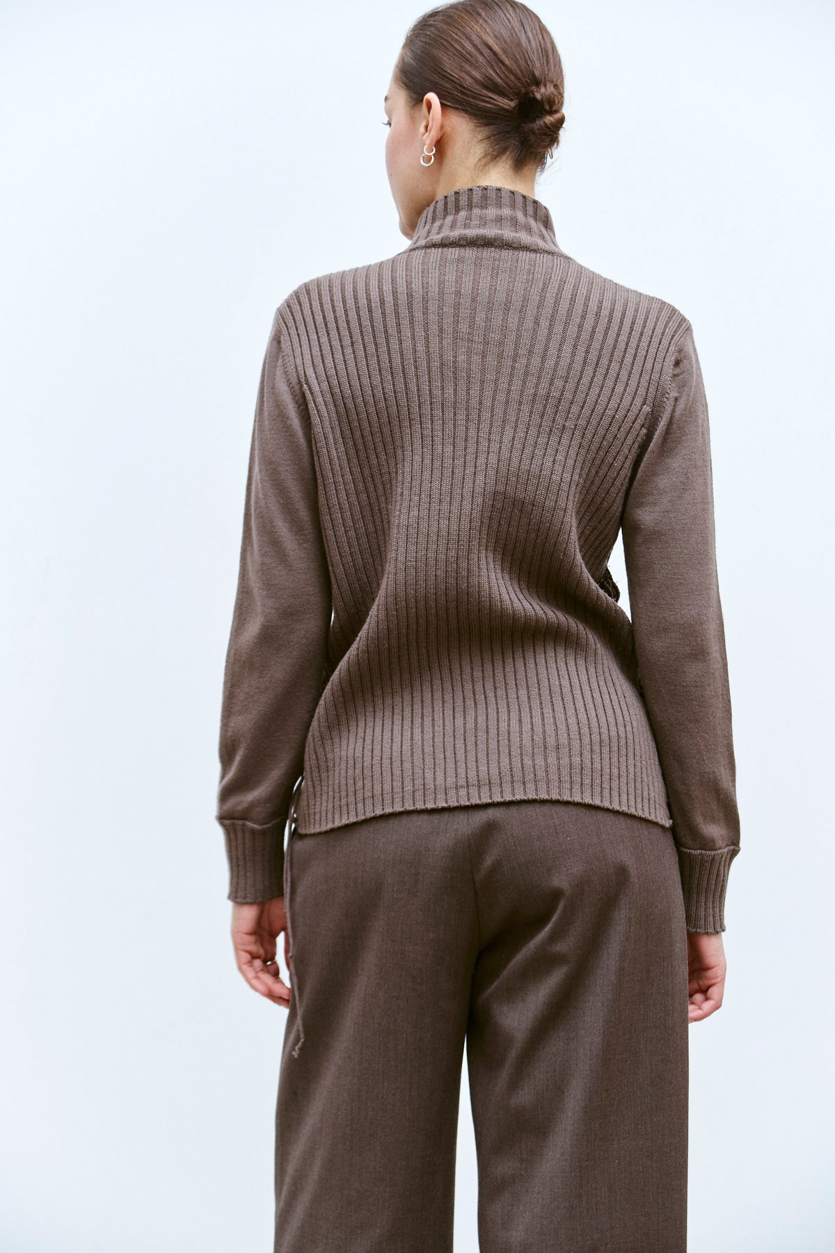 THE LACED MERINO RIB KNIT (S/M) - ENSO Vintage