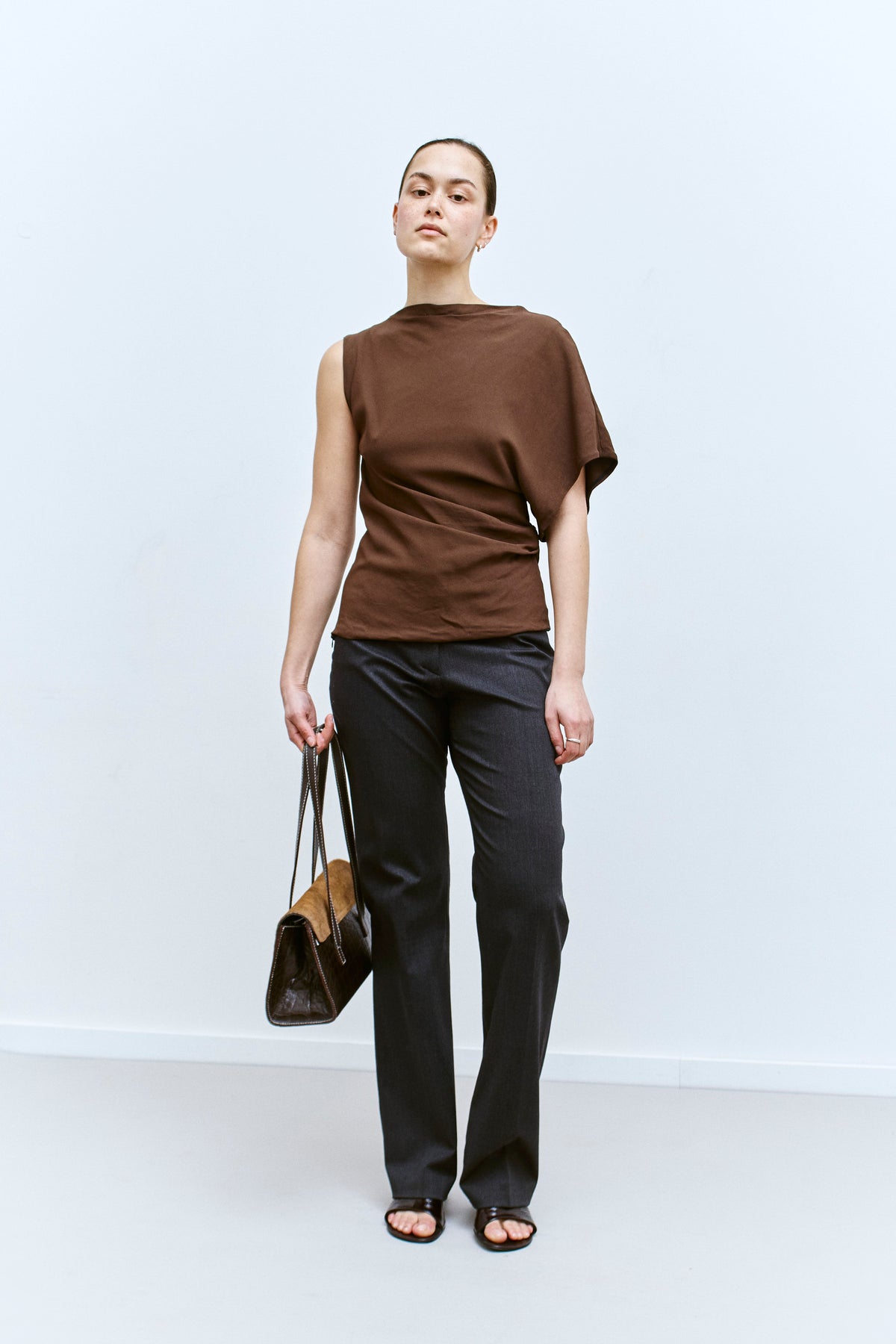 THE CHARCOAL STRAIGHT-LEG TROUSERS (36/38) - ENSO Vintage