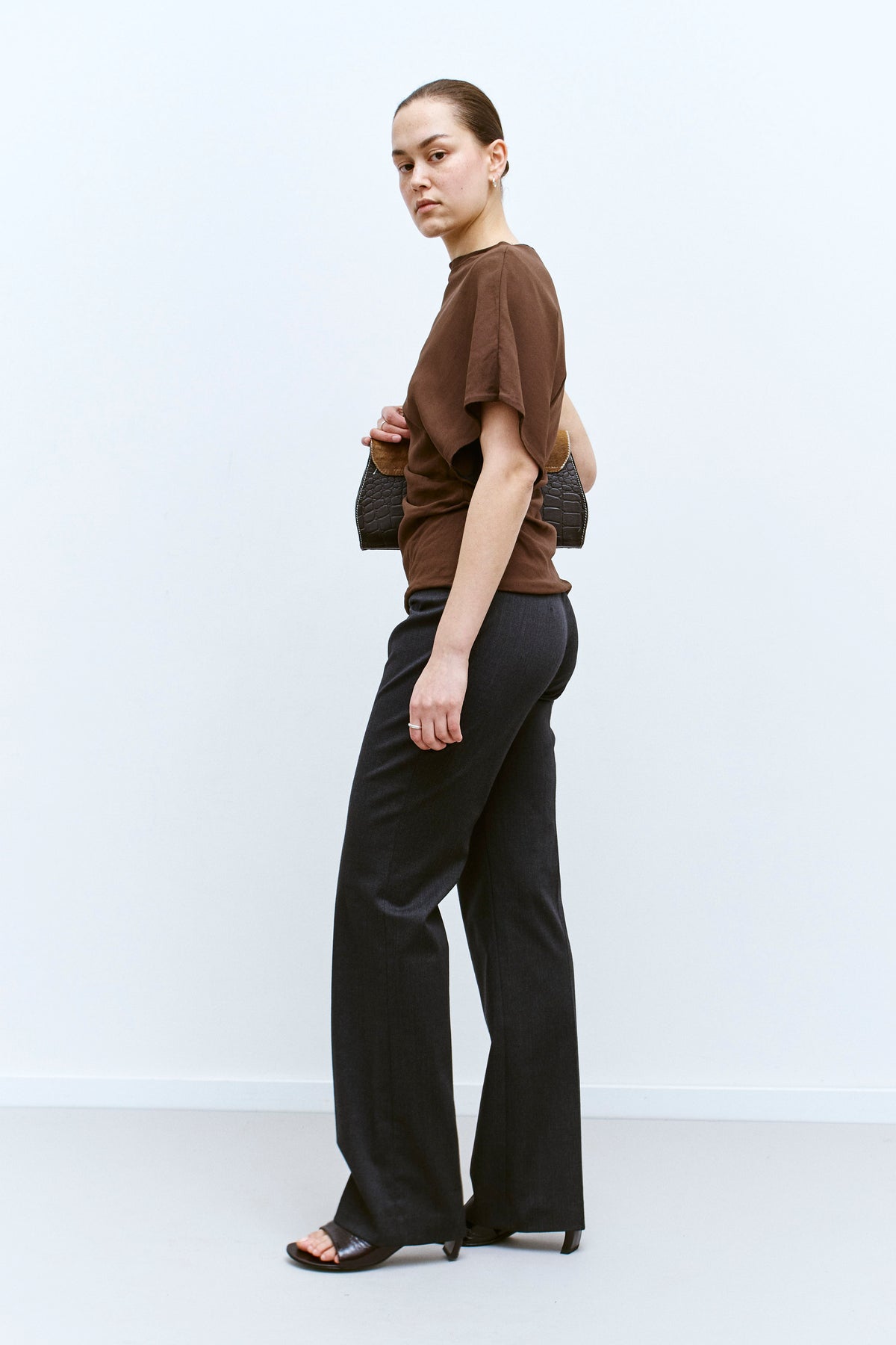 THE CHARCOAL STRAIGHT-LEG TROUSERS (36/38) - ENSO Vintage