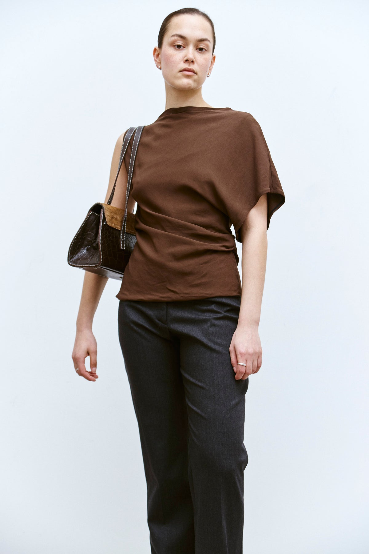 BALENCIAGA ASSYMETRIC TOP (XS/S) - ENSO Vintage
