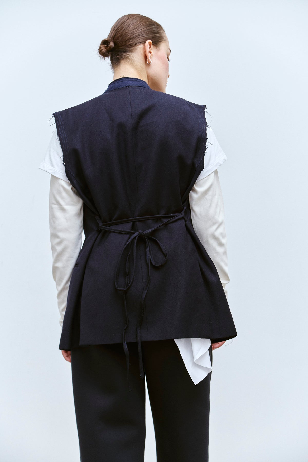 UPCYCLED VEST - NAVY (S/M) - ENSO Vintage