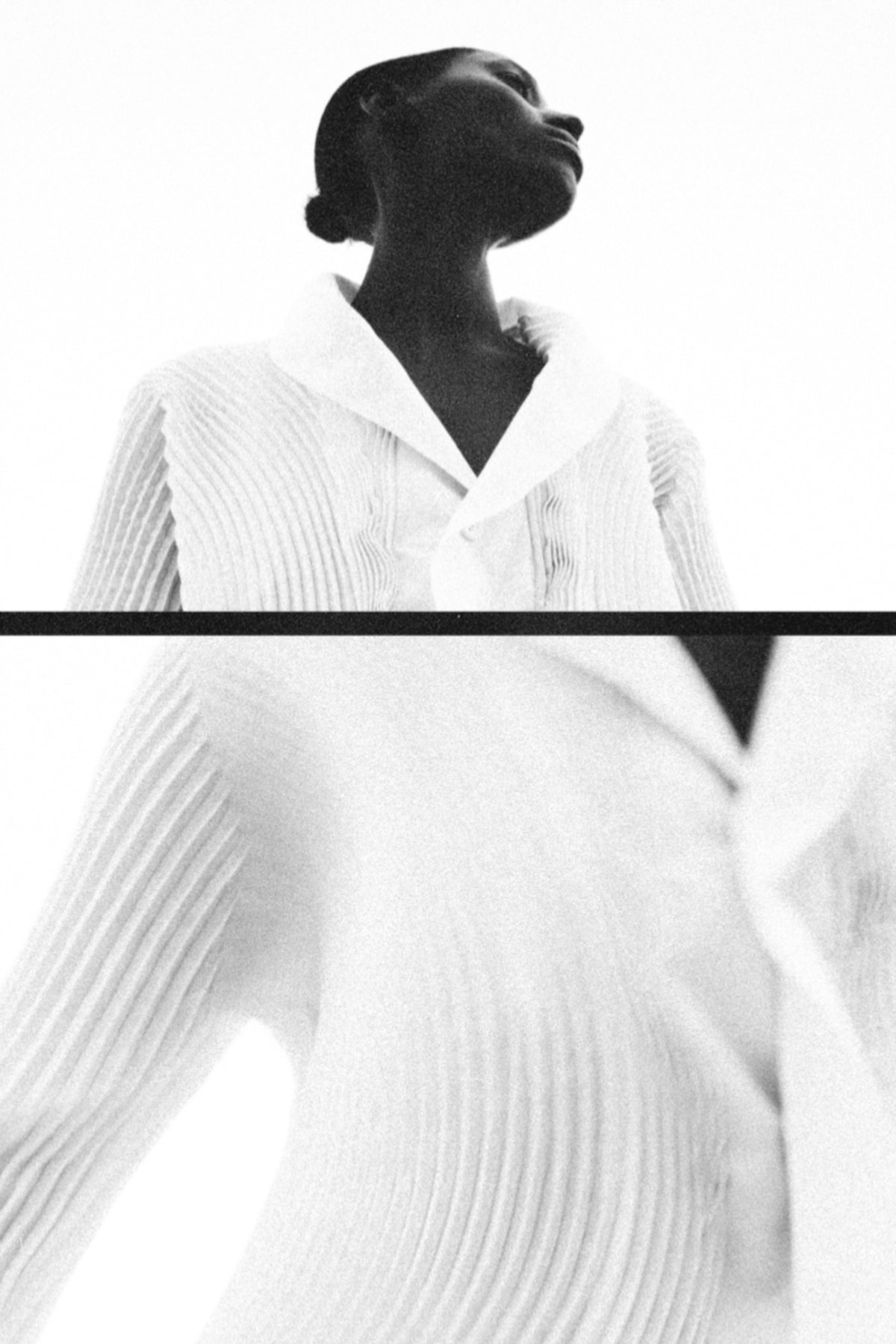 ISSEY MIYAKE PLEATED TOP (M/L)