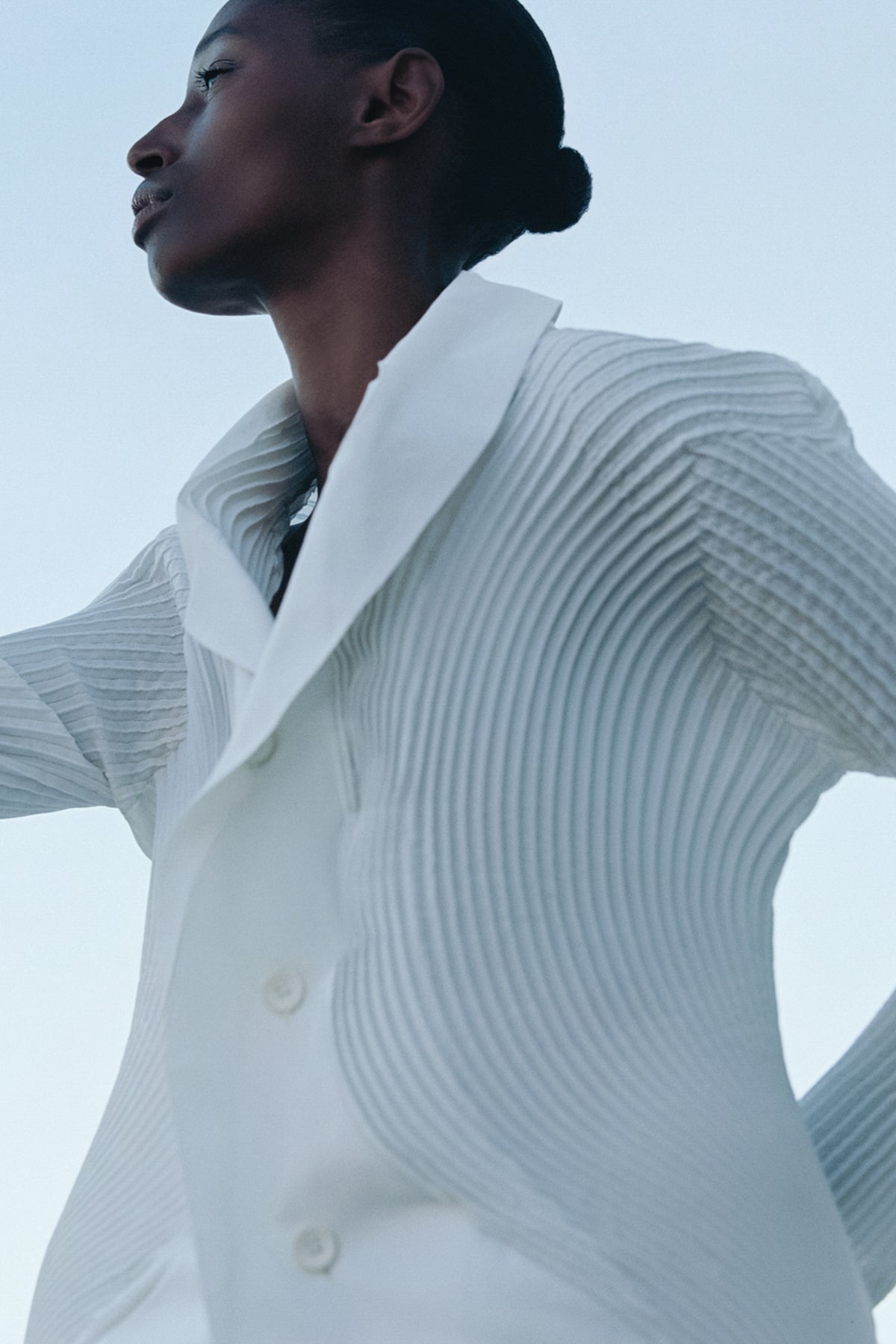 ISSEY MIYAKE PLEATED TOP (M/L)