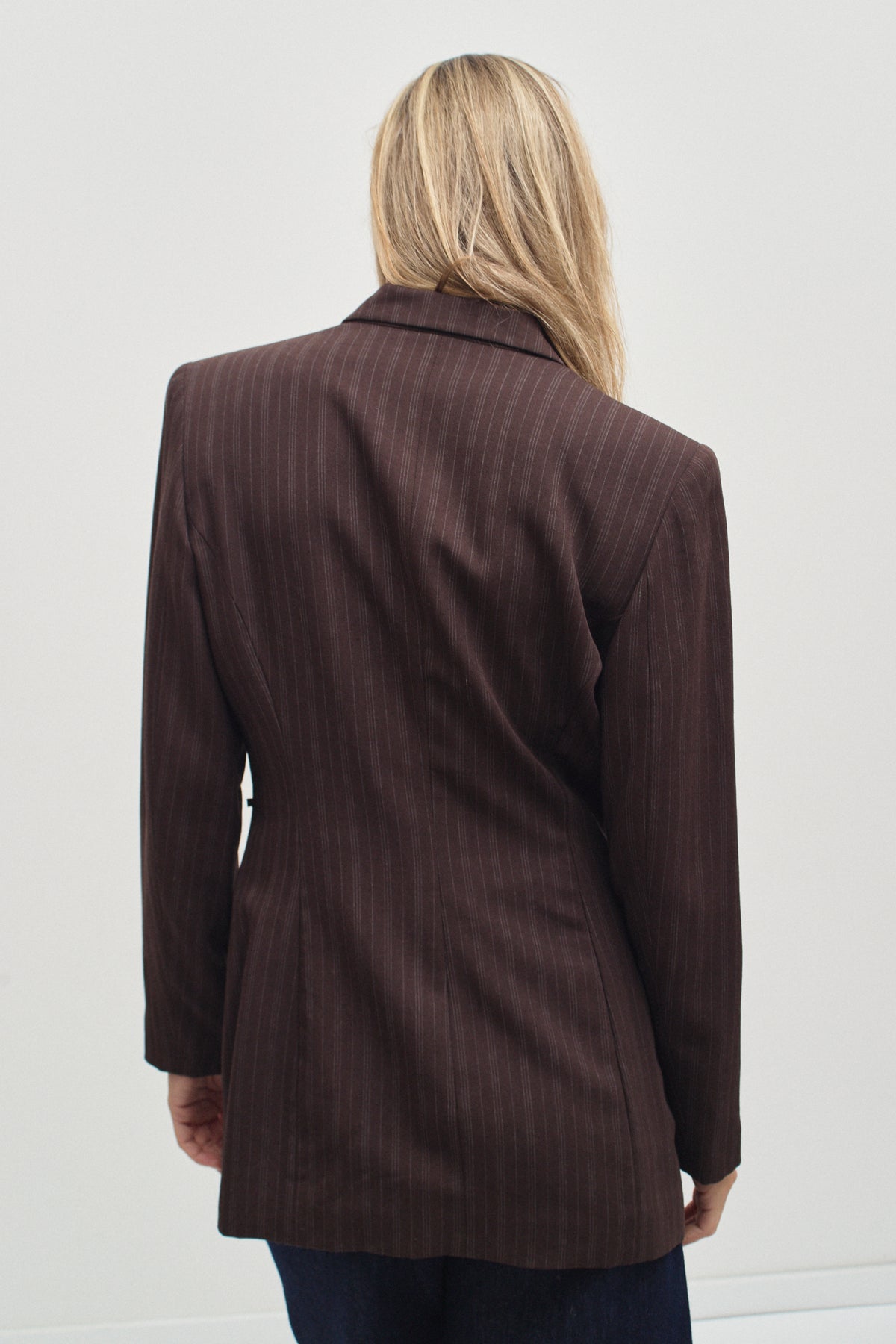 THE MOTHER OF PEARL BOTTON UP BLAZER (S/M)