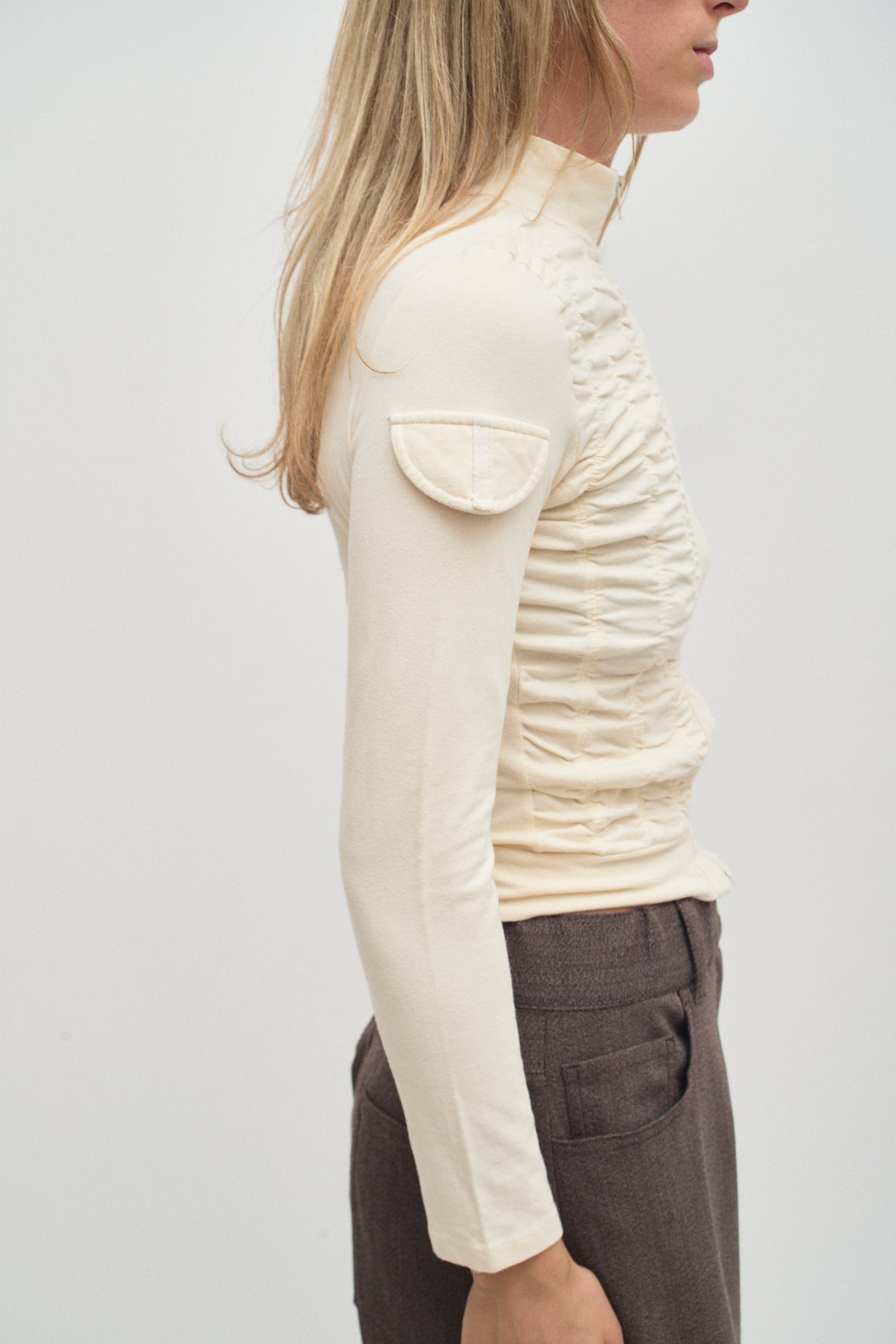 THE SMOCK ZIP TOP (XS/S)