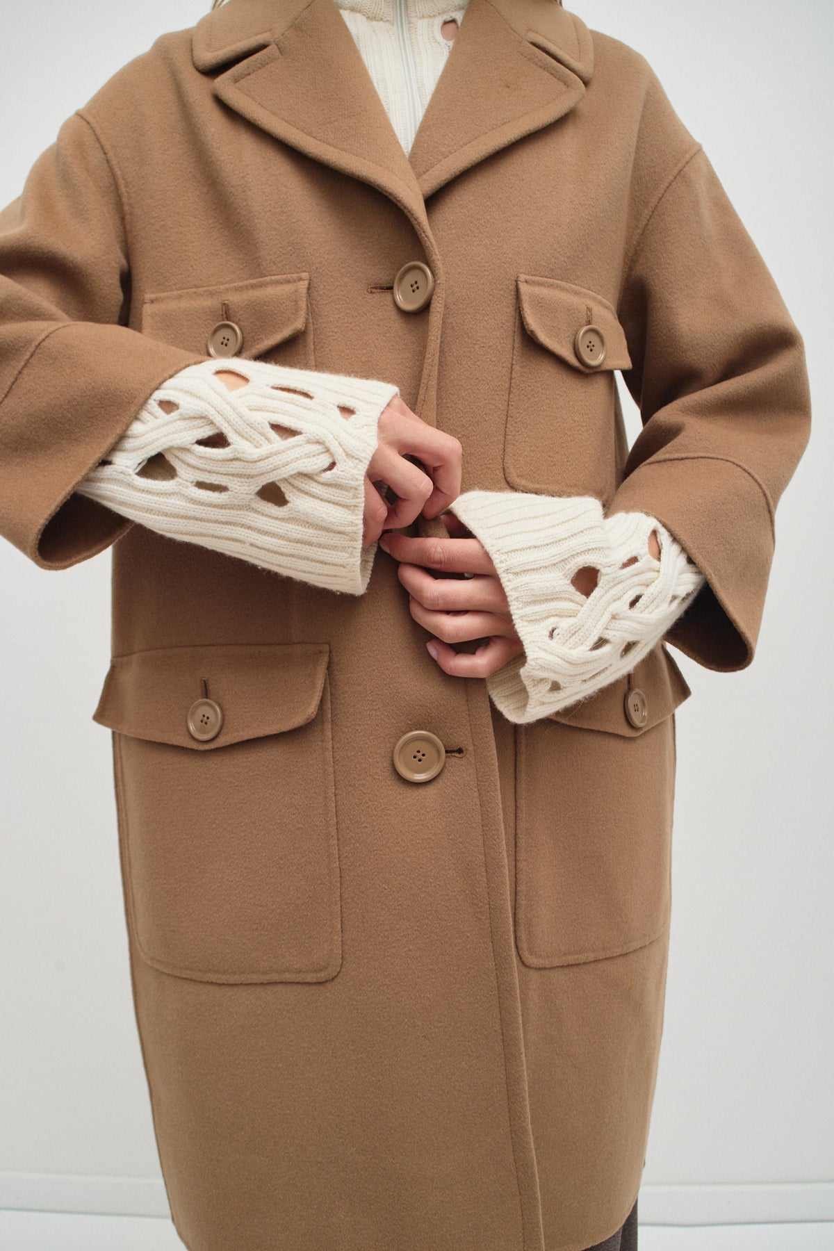 MAX MARA COAT MOHAIR (M/L)