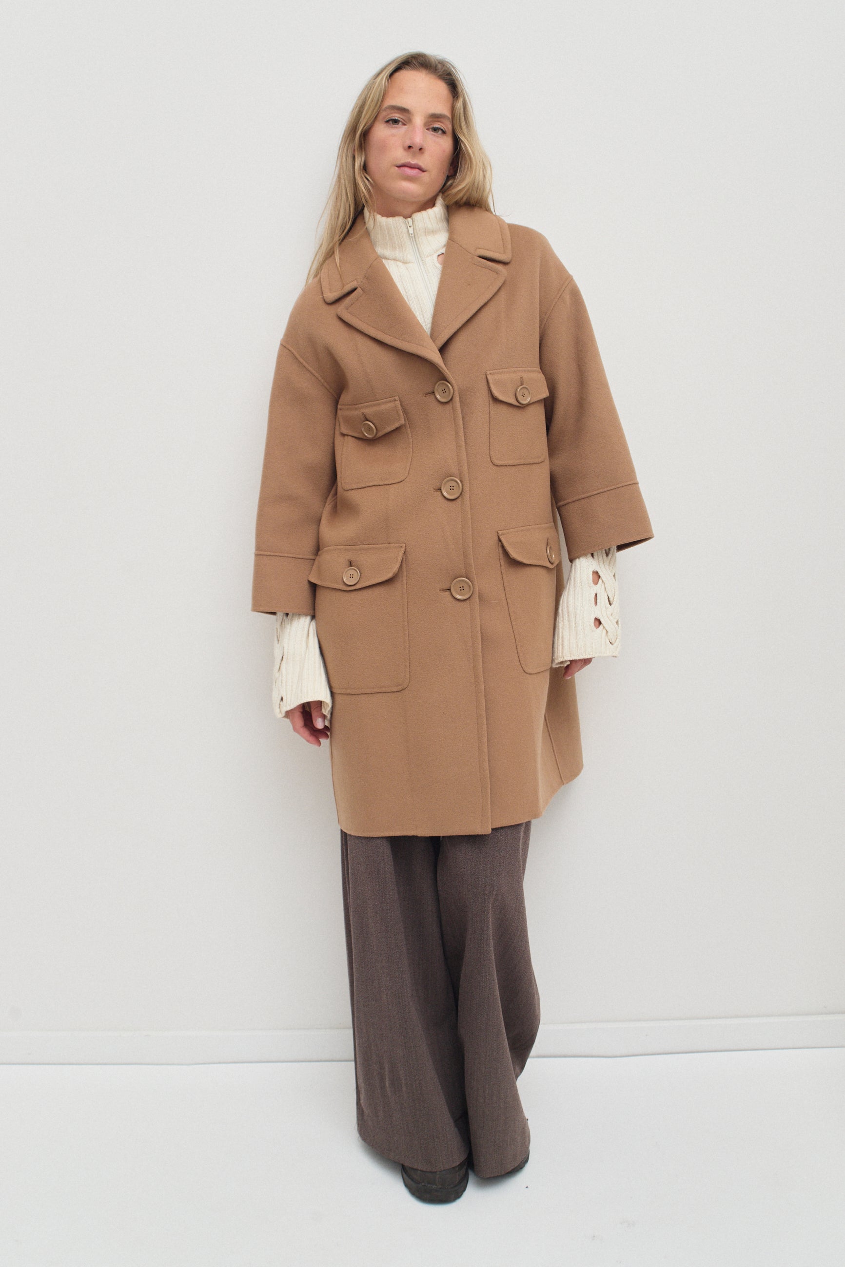 MAX MARA COAT MOHAIR (M/L)