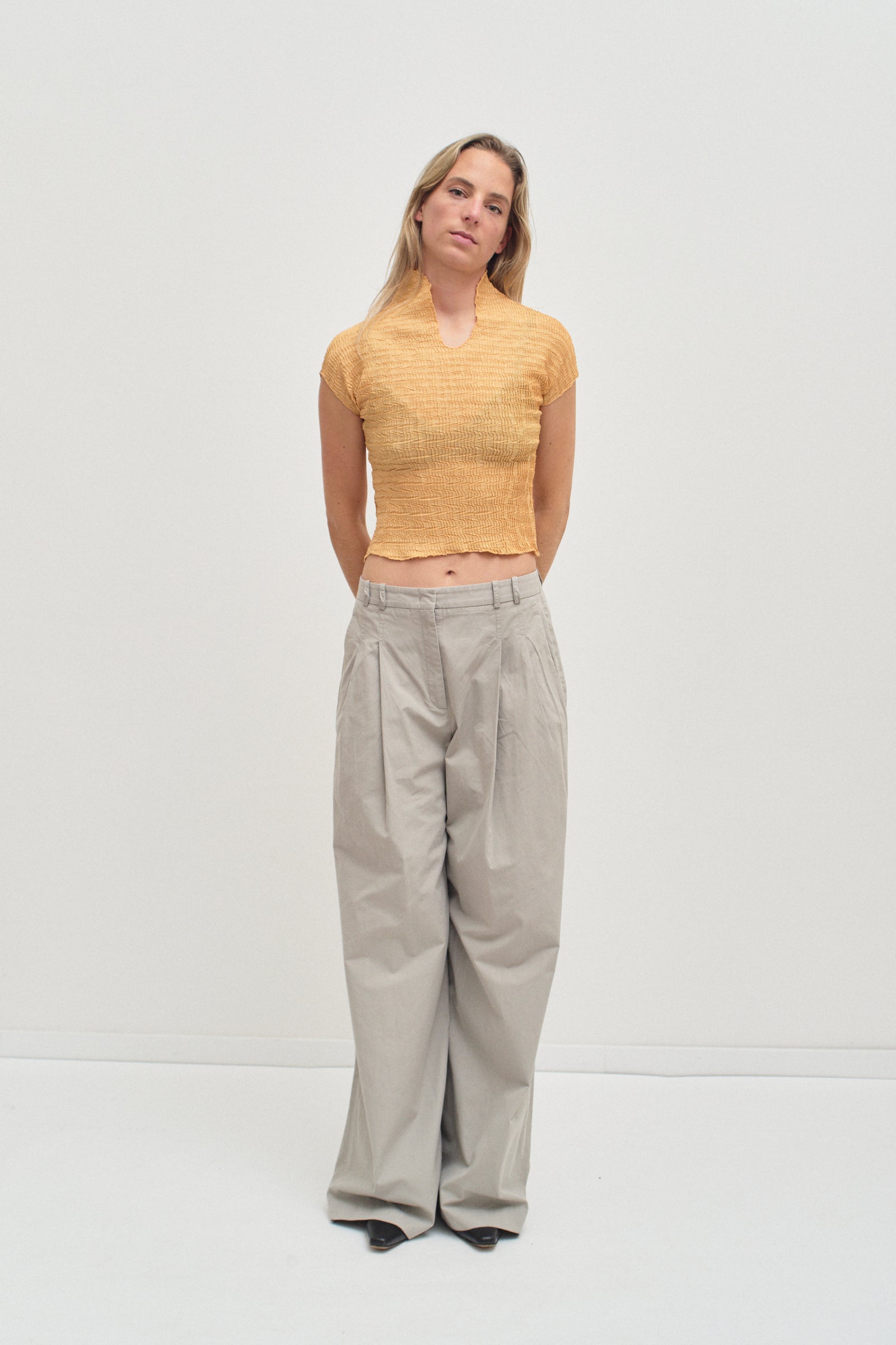 THE TEXTURED TOP (XS/S)