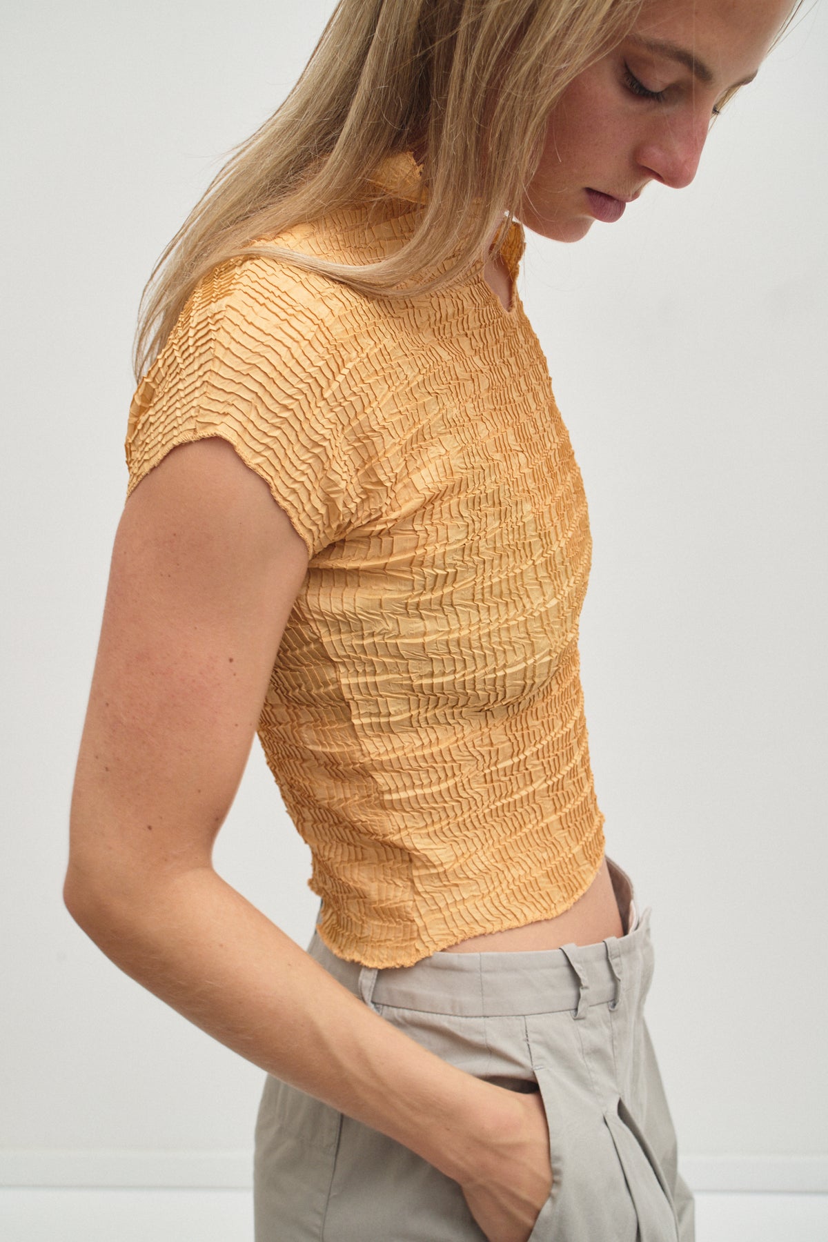 THE TEXTURED TOP (XS/S)