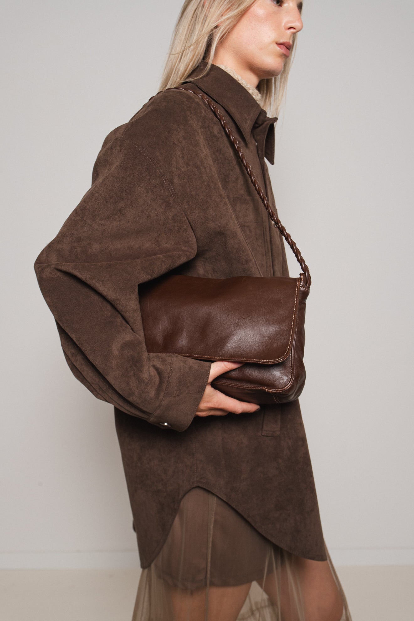 THE BROWN LEATHER BAG