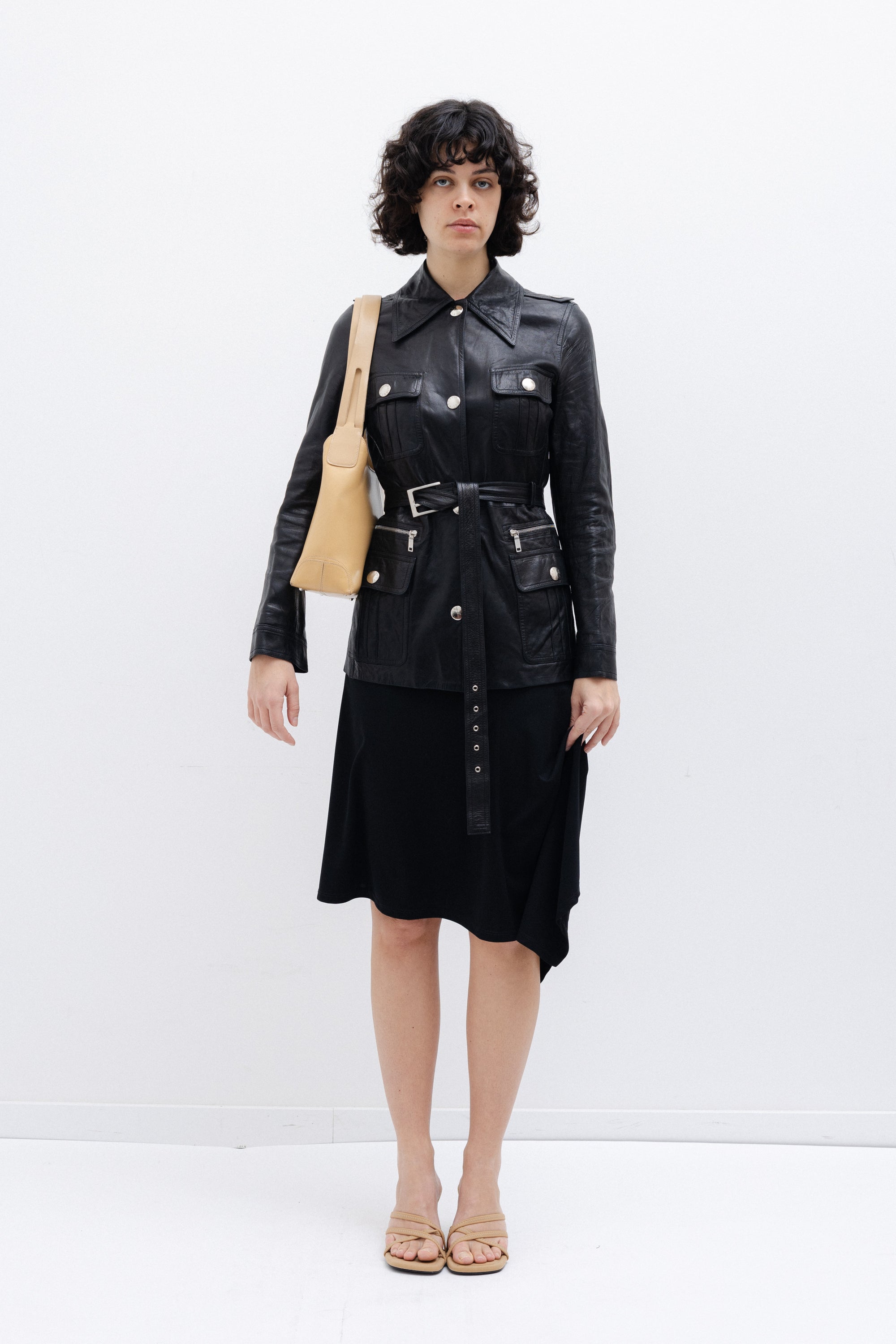 CELINE LEATHER JACKET (XS/S)