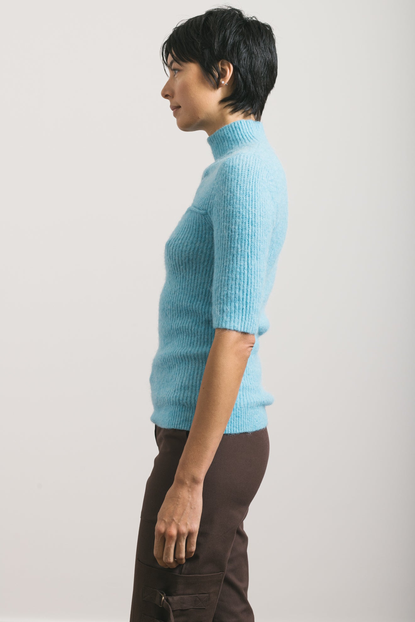 GANNI BLUE KNIT (S/M)