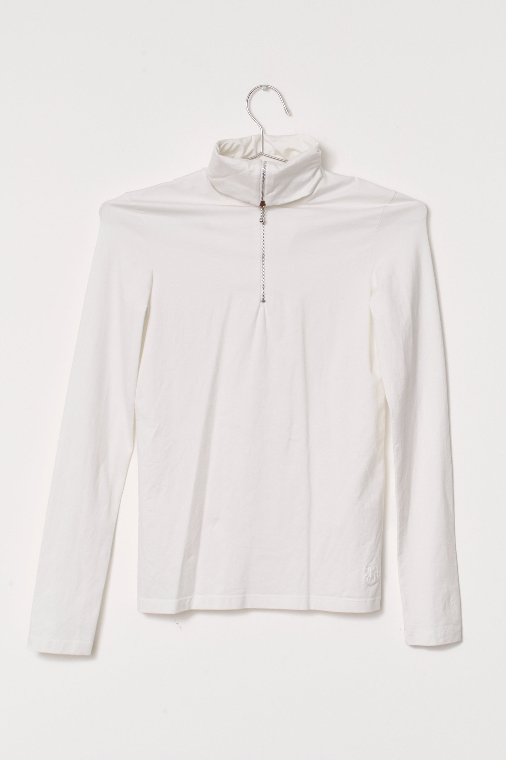 JIL SANDER WHITE ZIP (S/M)