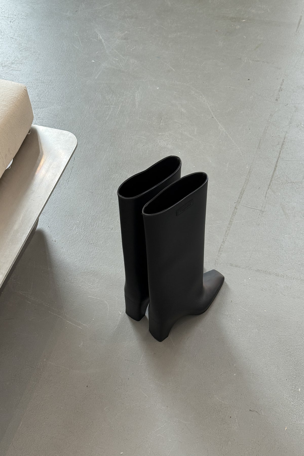 COPERNI RUBBER KNEE HIGH BOOTS (38)